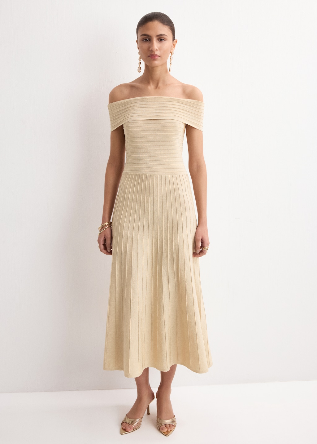 Strapless flared dress - image 2
