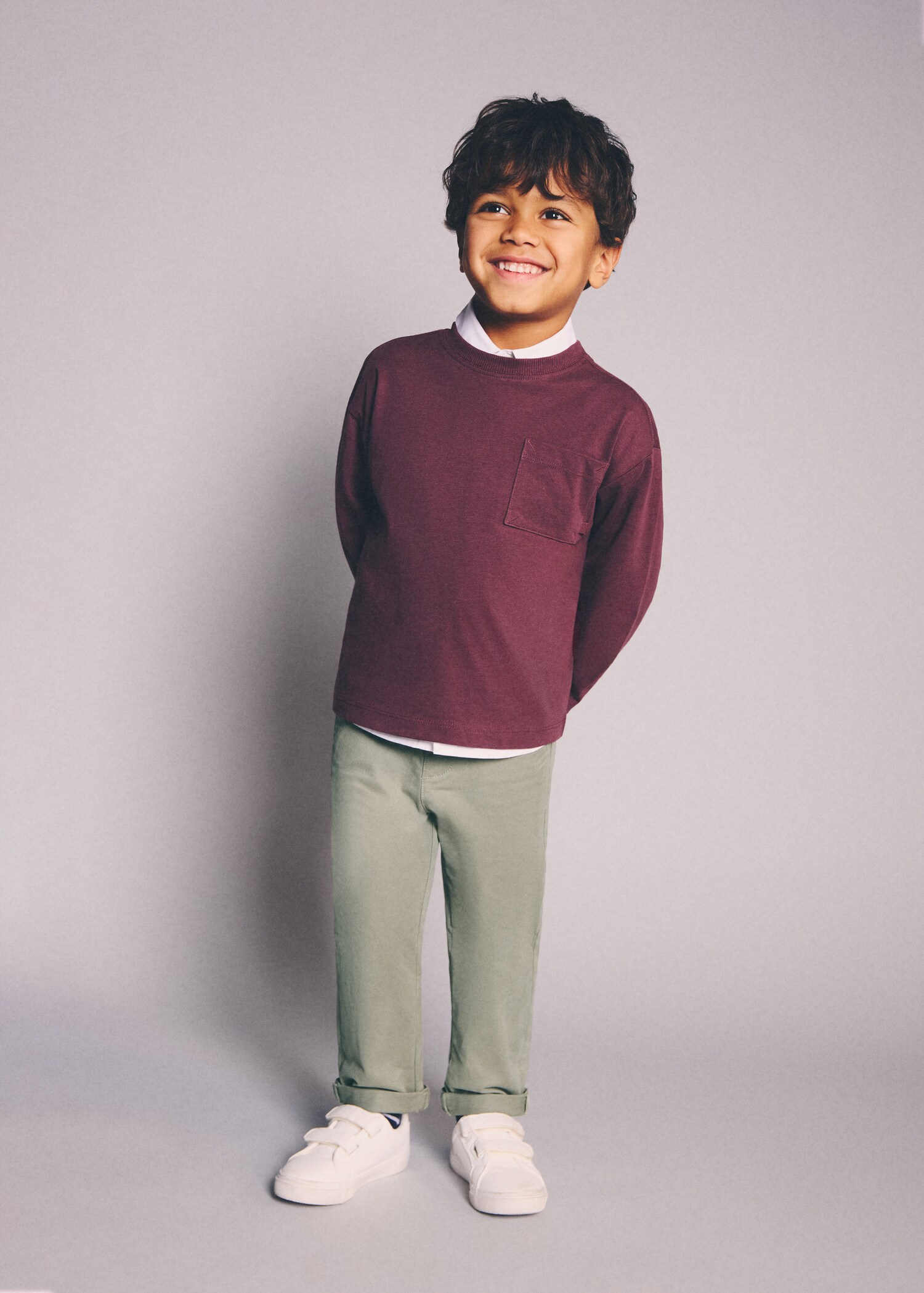 Pantalon chino coton - Plan général