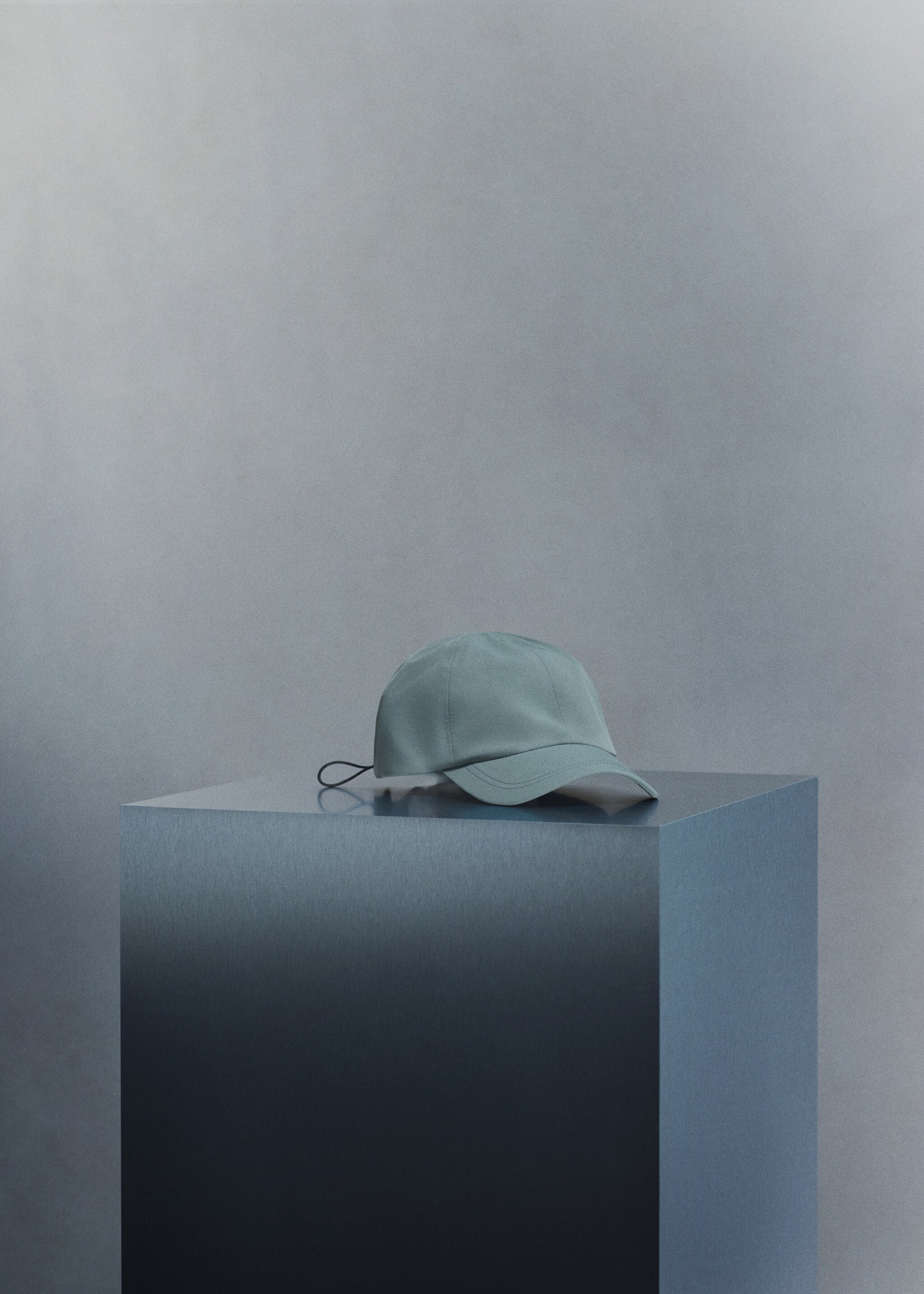 Water-repellent cap with Coolmax® technology - General plane, Pastel Green. Ref: 27044412-00.