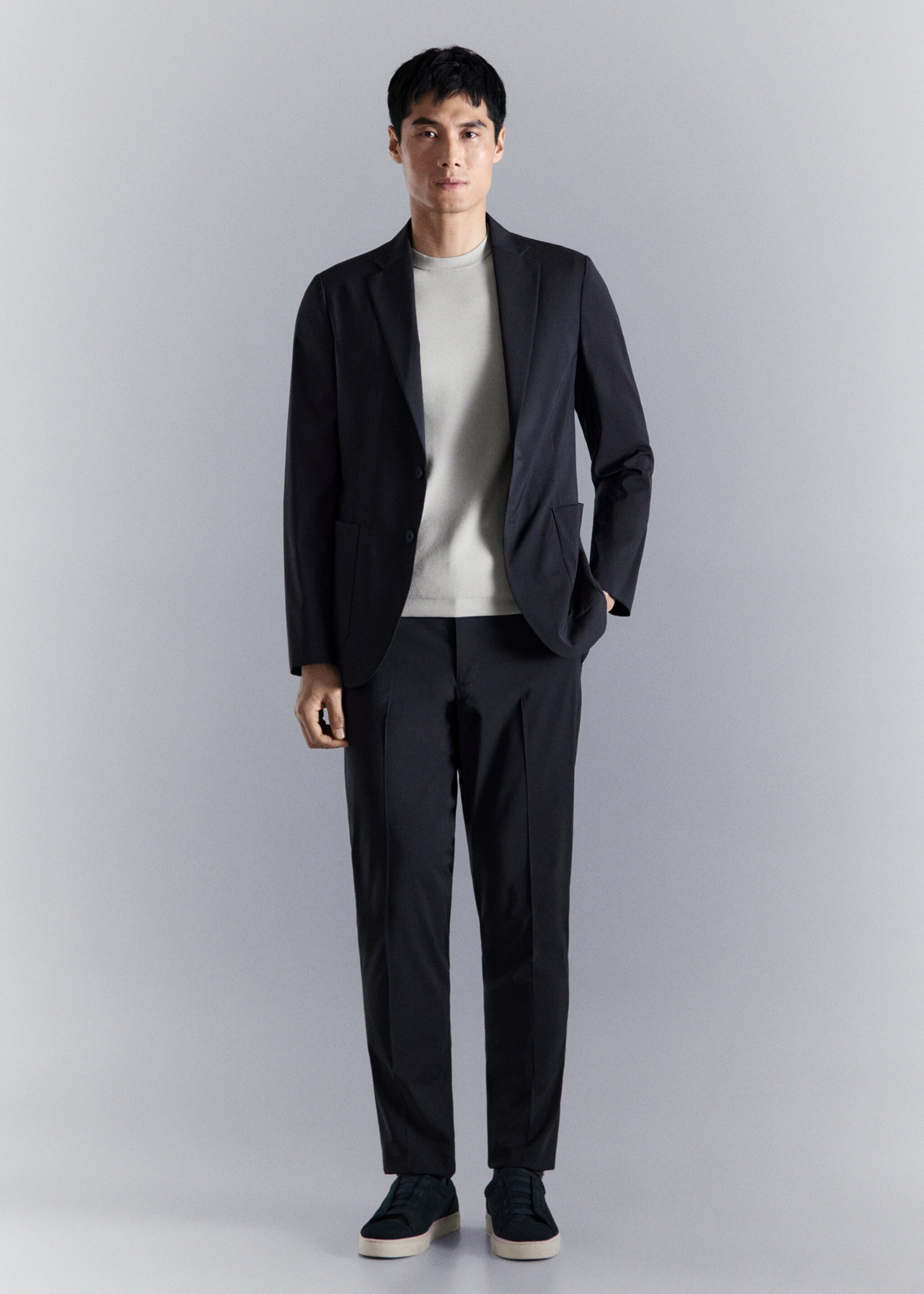 Trousers travel - General plane, Navy. Ref: 27044420-00.