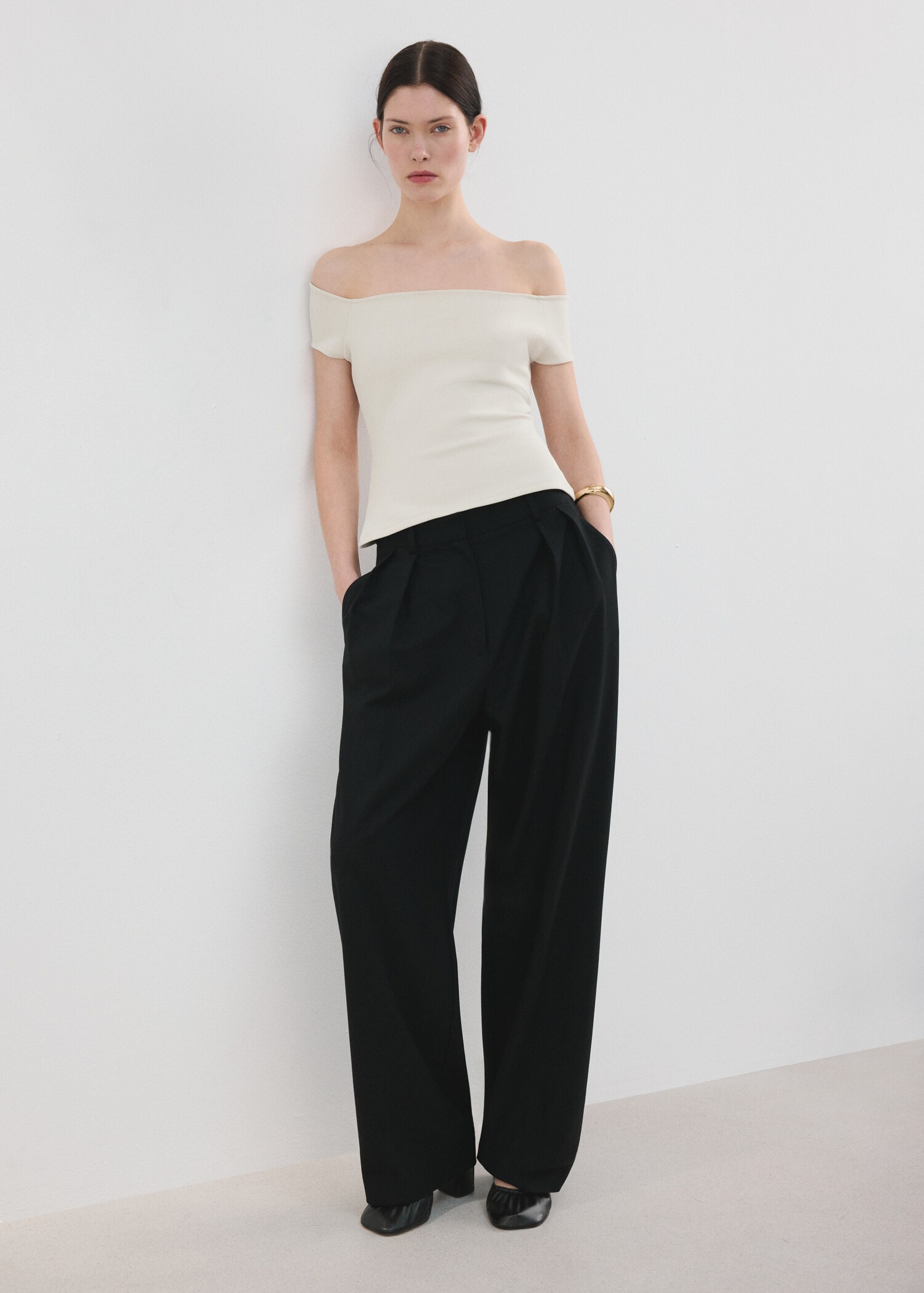 Strapless fitted top - General plane