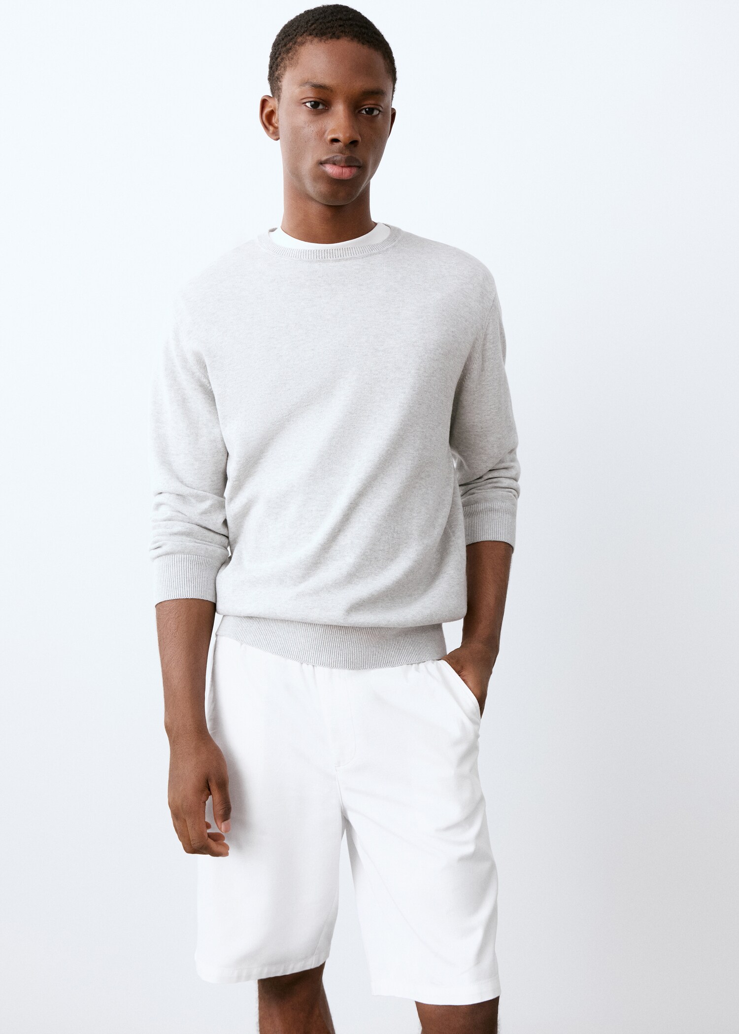 Bermuda coton cordon - Plan général