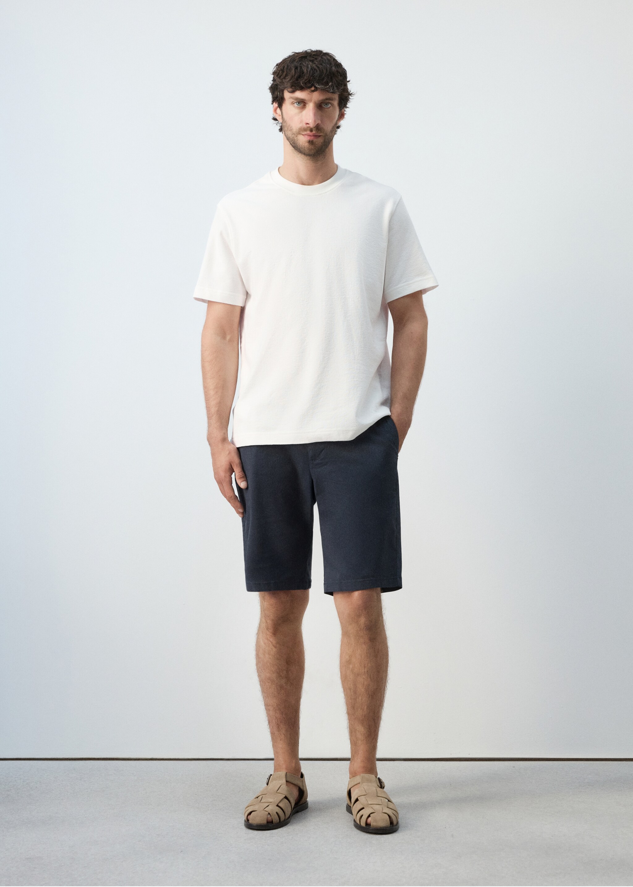 100% cotton T-shirt regular fit - General plane, White. Ref: 27045964-00.