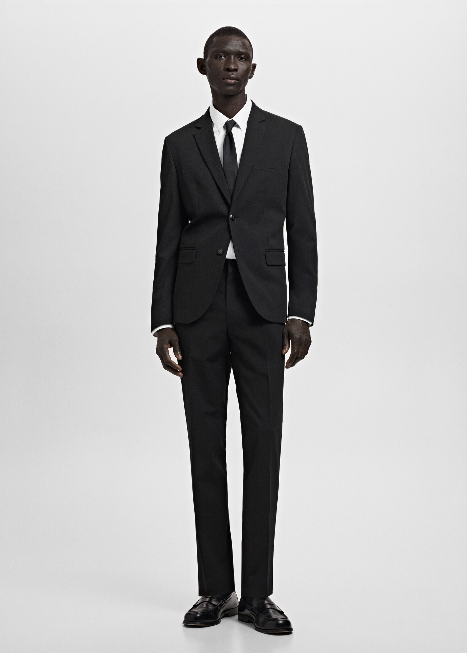 Slim fit cotton suit shirt - General plane