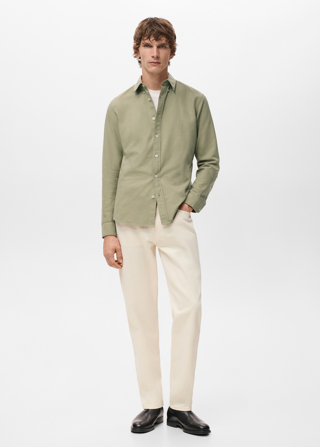 100% cotton Oxford shirt