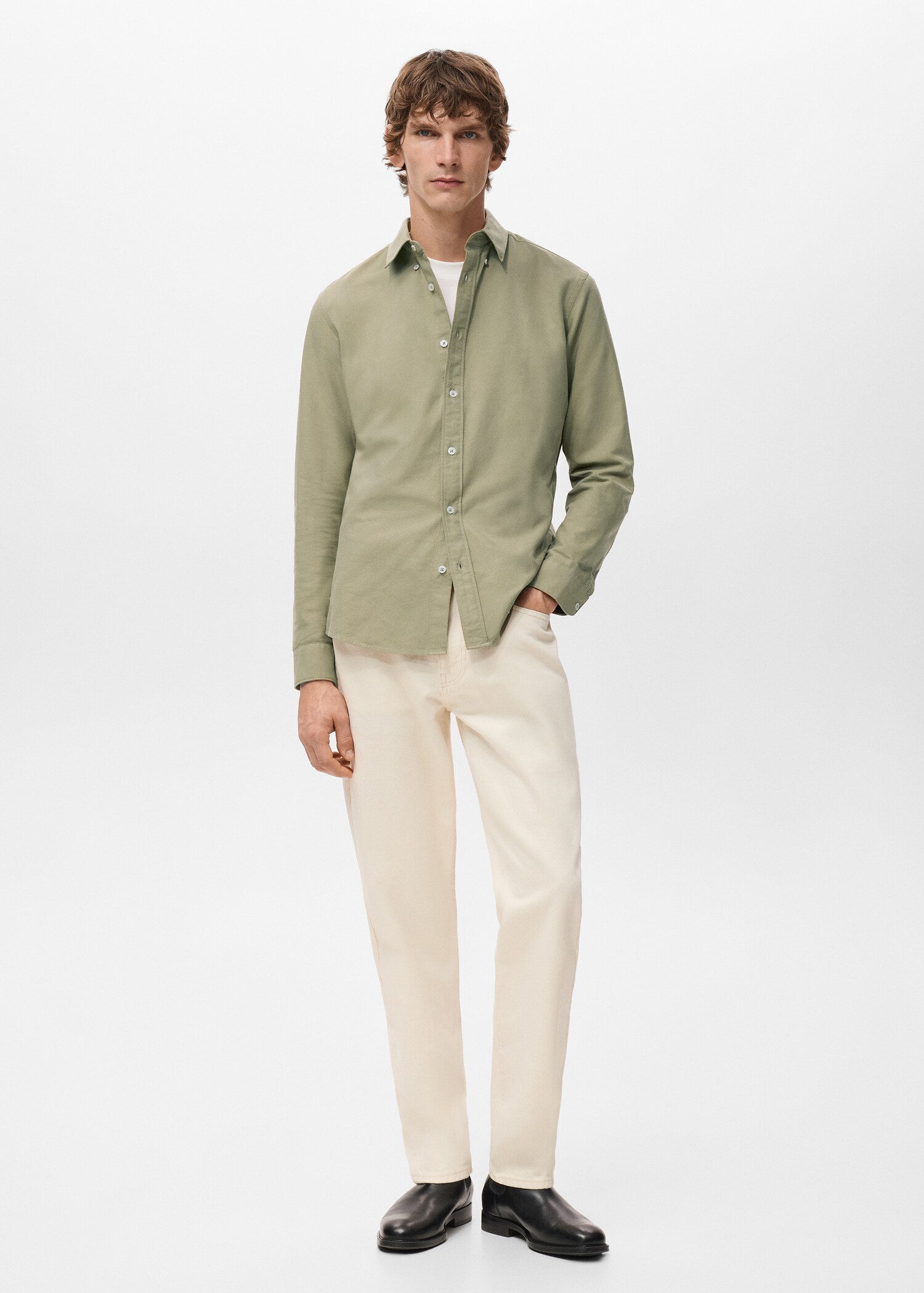 100% cotton Oxford shirt - General plane