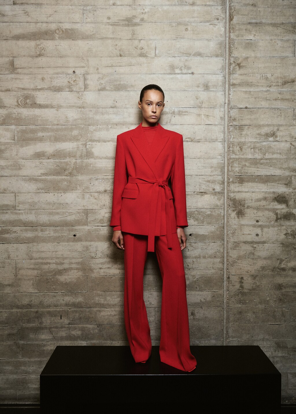 Suit jacket with scarf - Women | MANGO USA