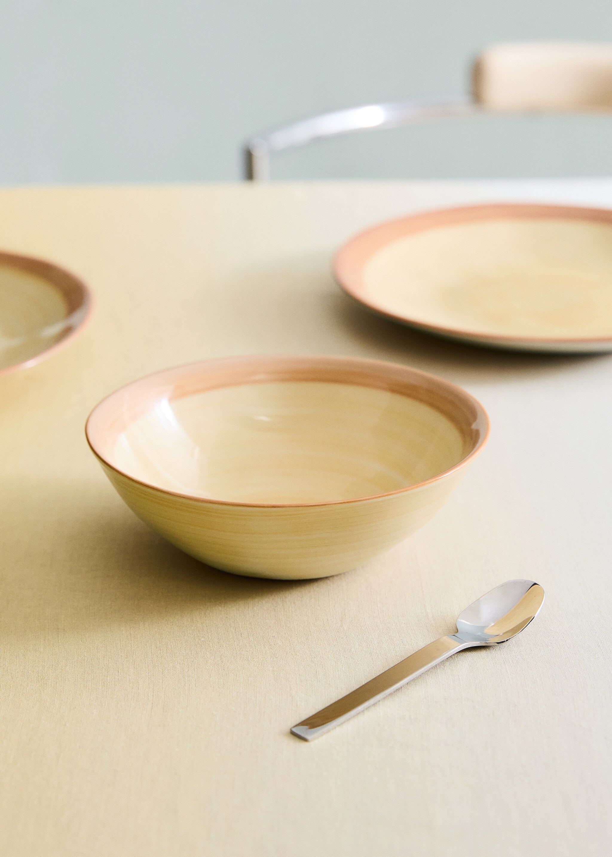 Spin wash gres bowl - General plane, Vanilla. Ref: 27051524-00.