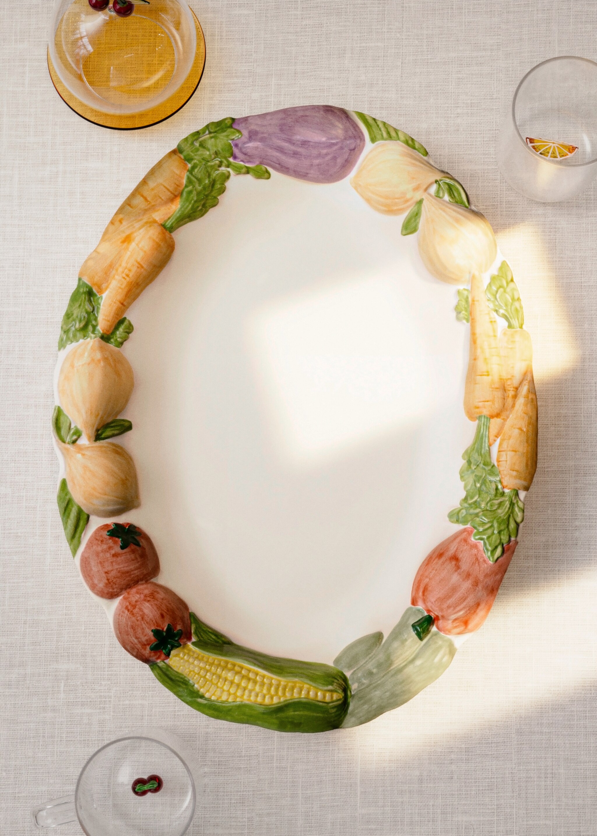 Earthenware fruit dish - General plane, White. Ref: 27051534-00.