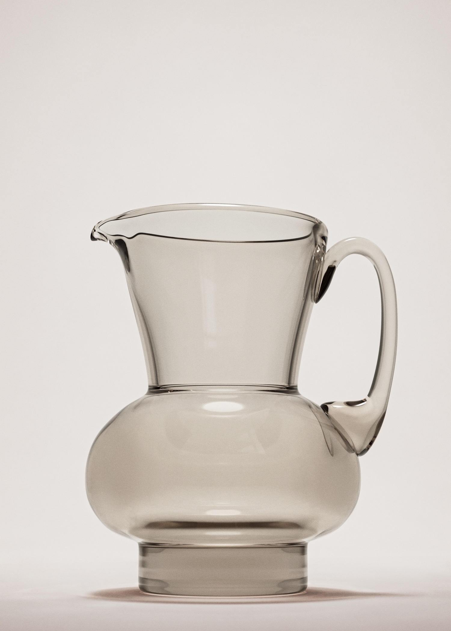 Glass jug with handle - General plane