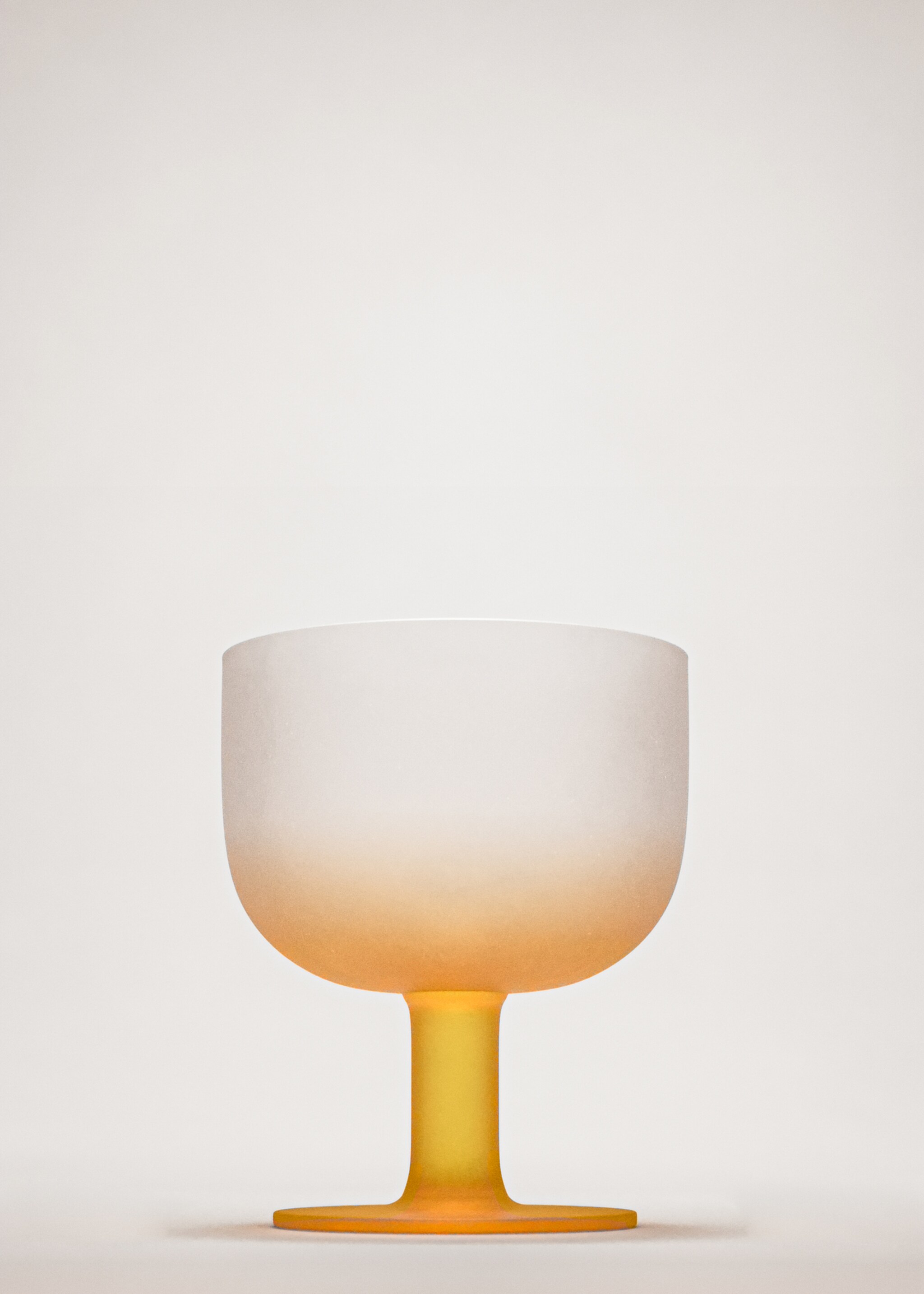 Mat staklena čaša u boji - Opći prikaz, Žuta. Ref: 27053313-00.