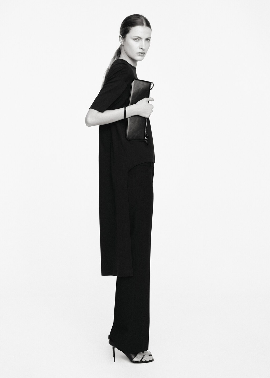 Asymmetrical long tee