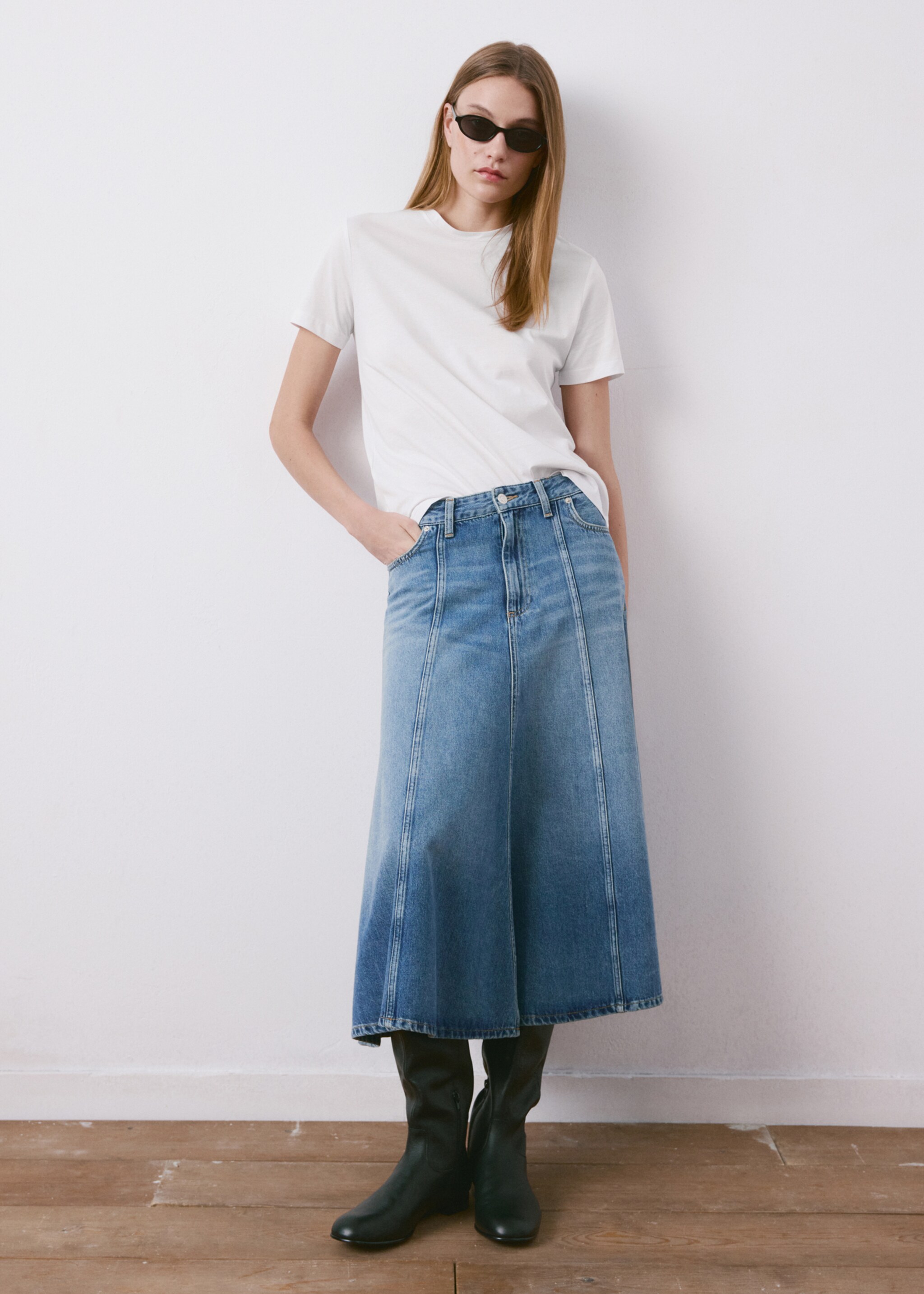 Short-sleeved cotton t-shirt - General plane, White. Ref: 27054090-00.