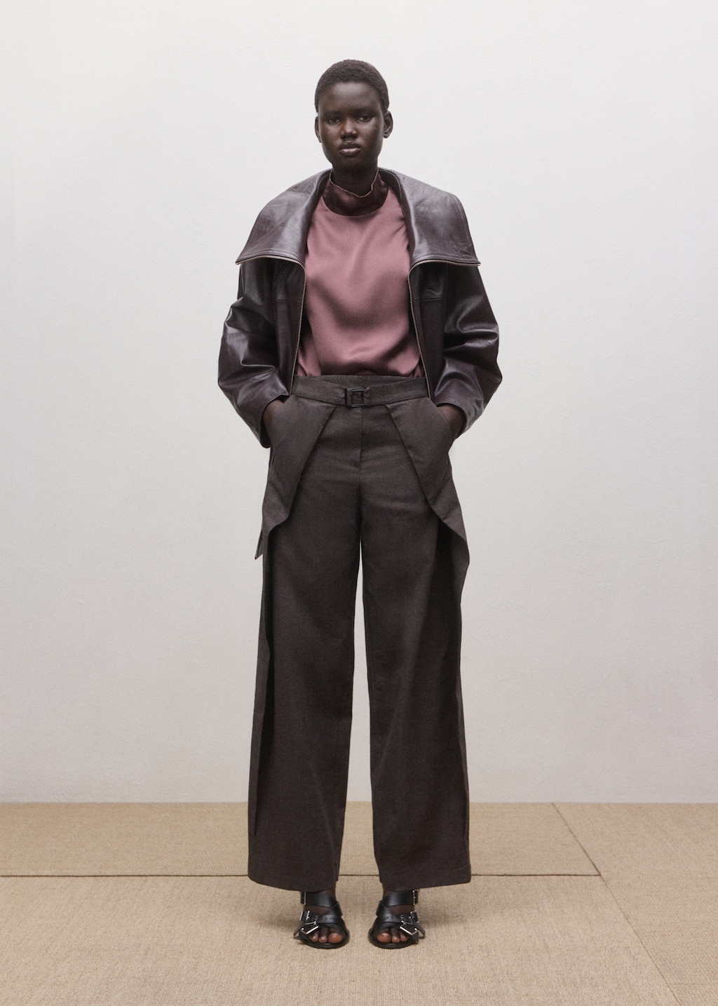 100% satin silk blouse - image 2
