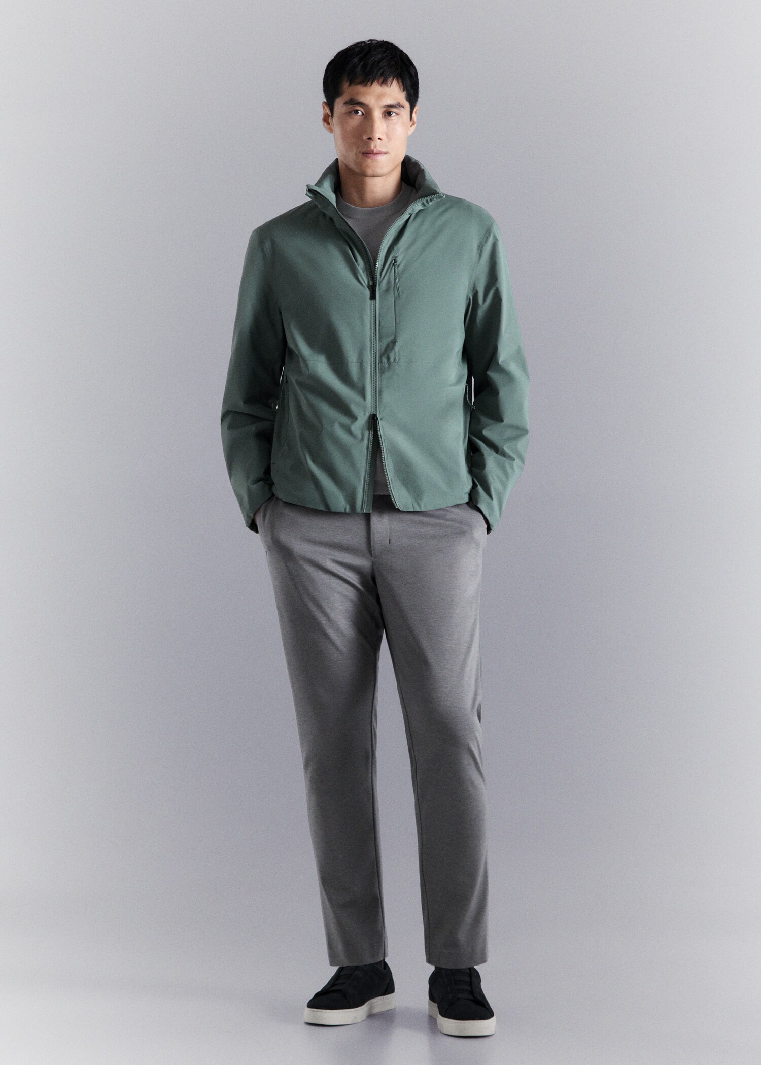 Packable water-repellent jacket with Thermore® technology - General plane