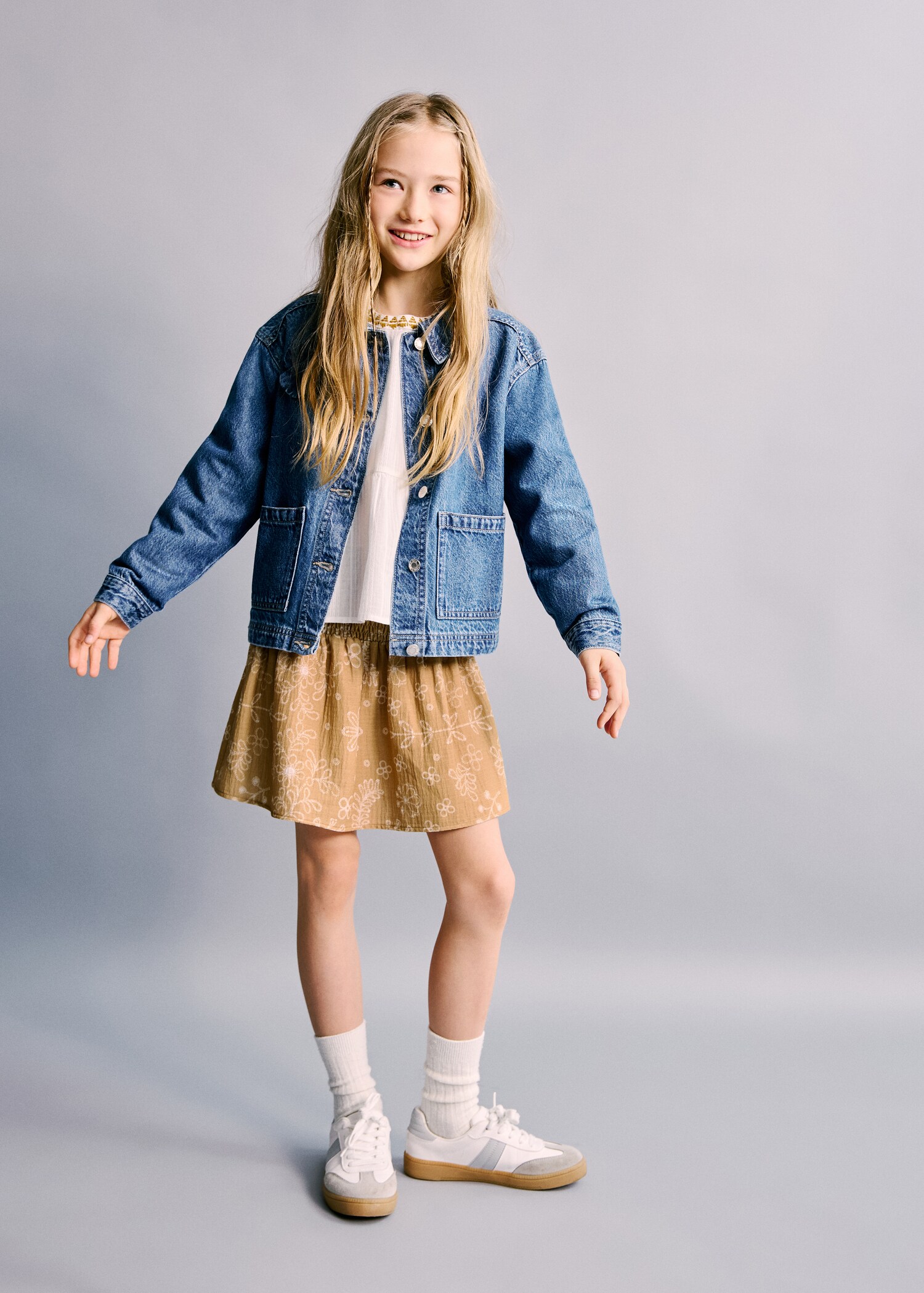 Jupe courte imprimée - Plan général