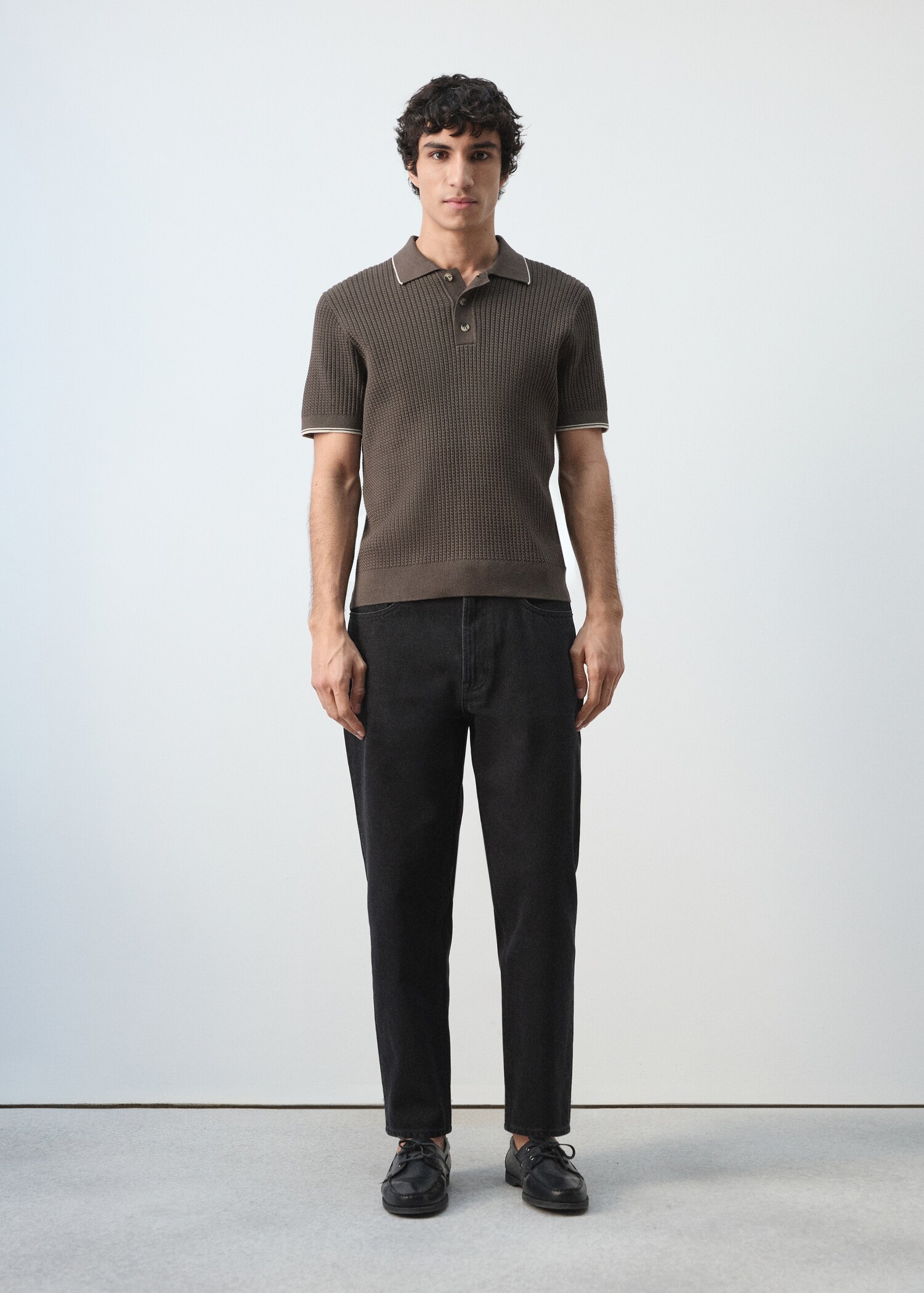 Polo punto fino espiga - Plano general