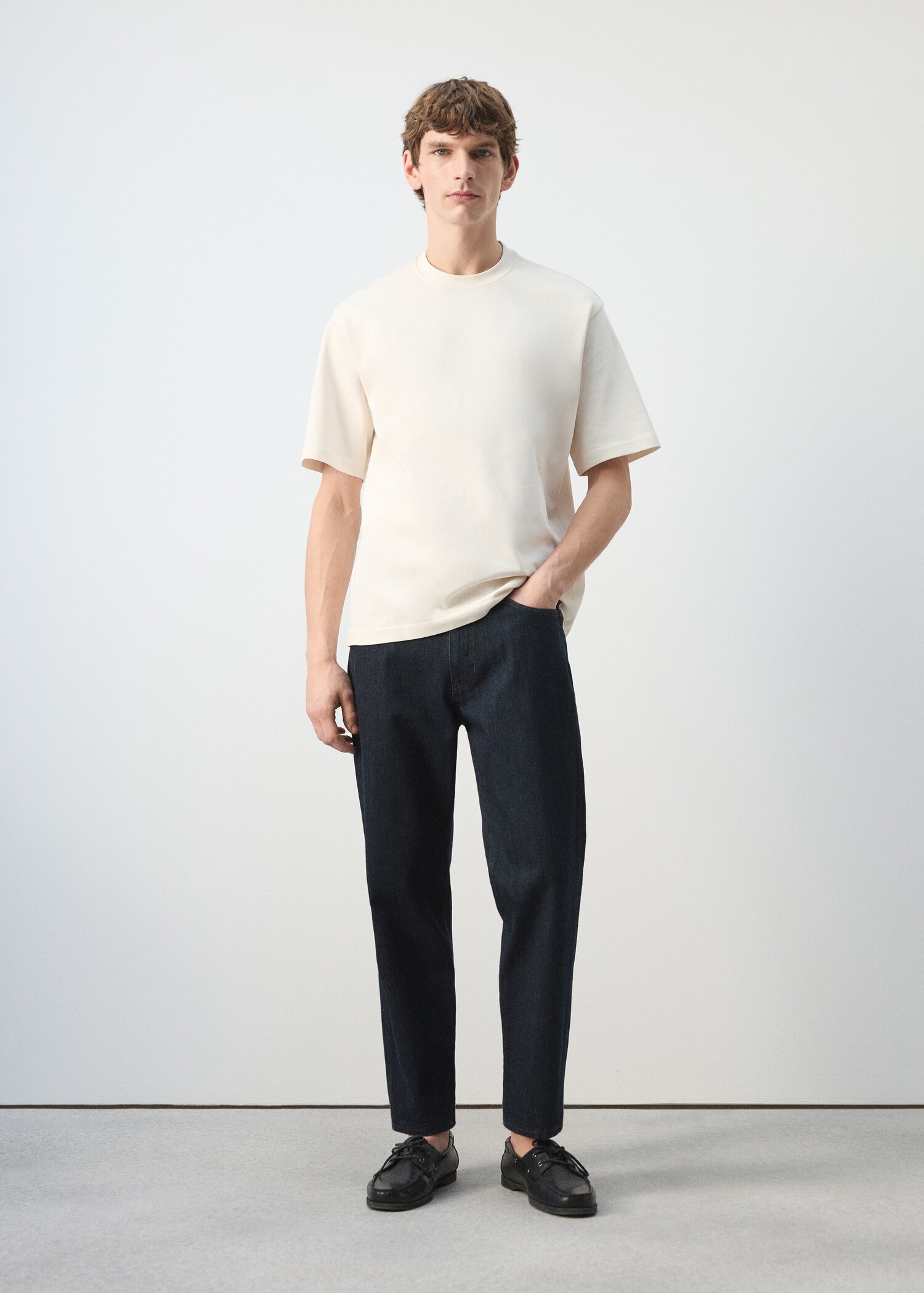 Camiseta heavy weight relaxed fit - Plano general