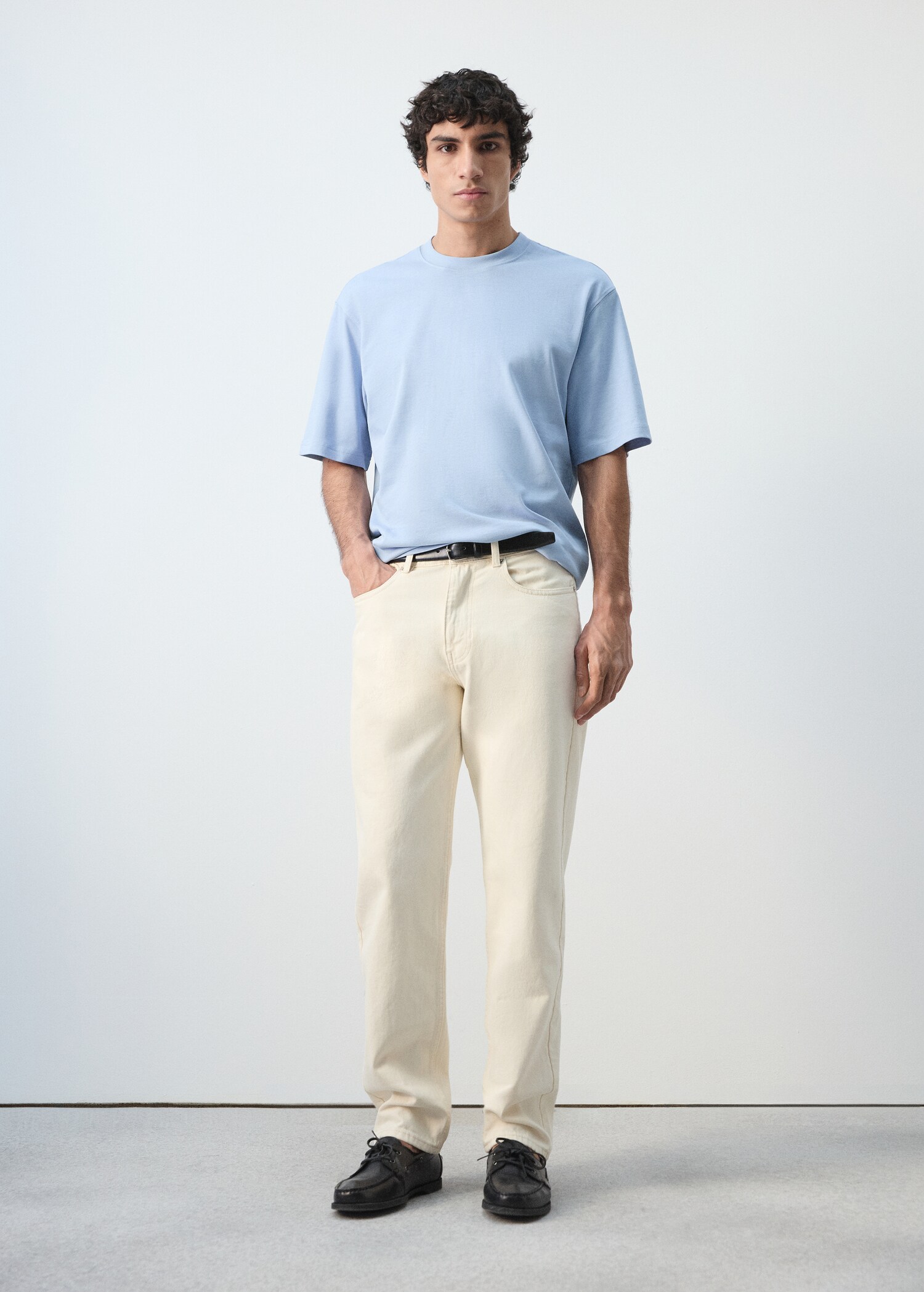 Camiseta heavy weight relaxed fit - Plano general