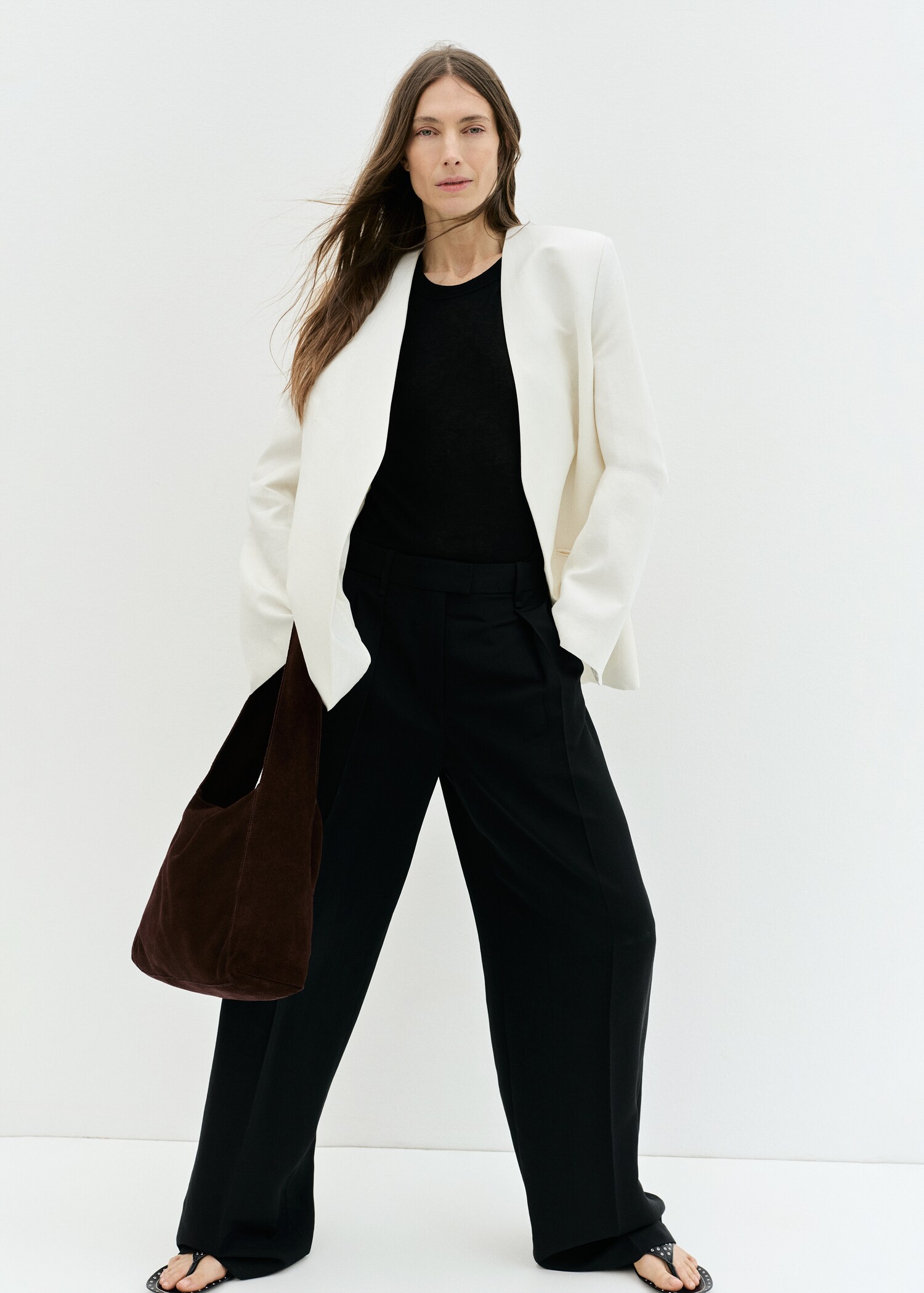 Suede shopper bag - General plane