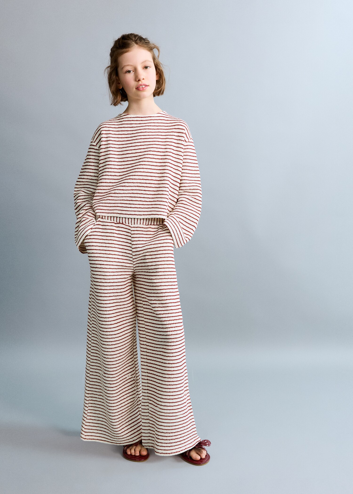 Pantalón punto rayas - Plano general