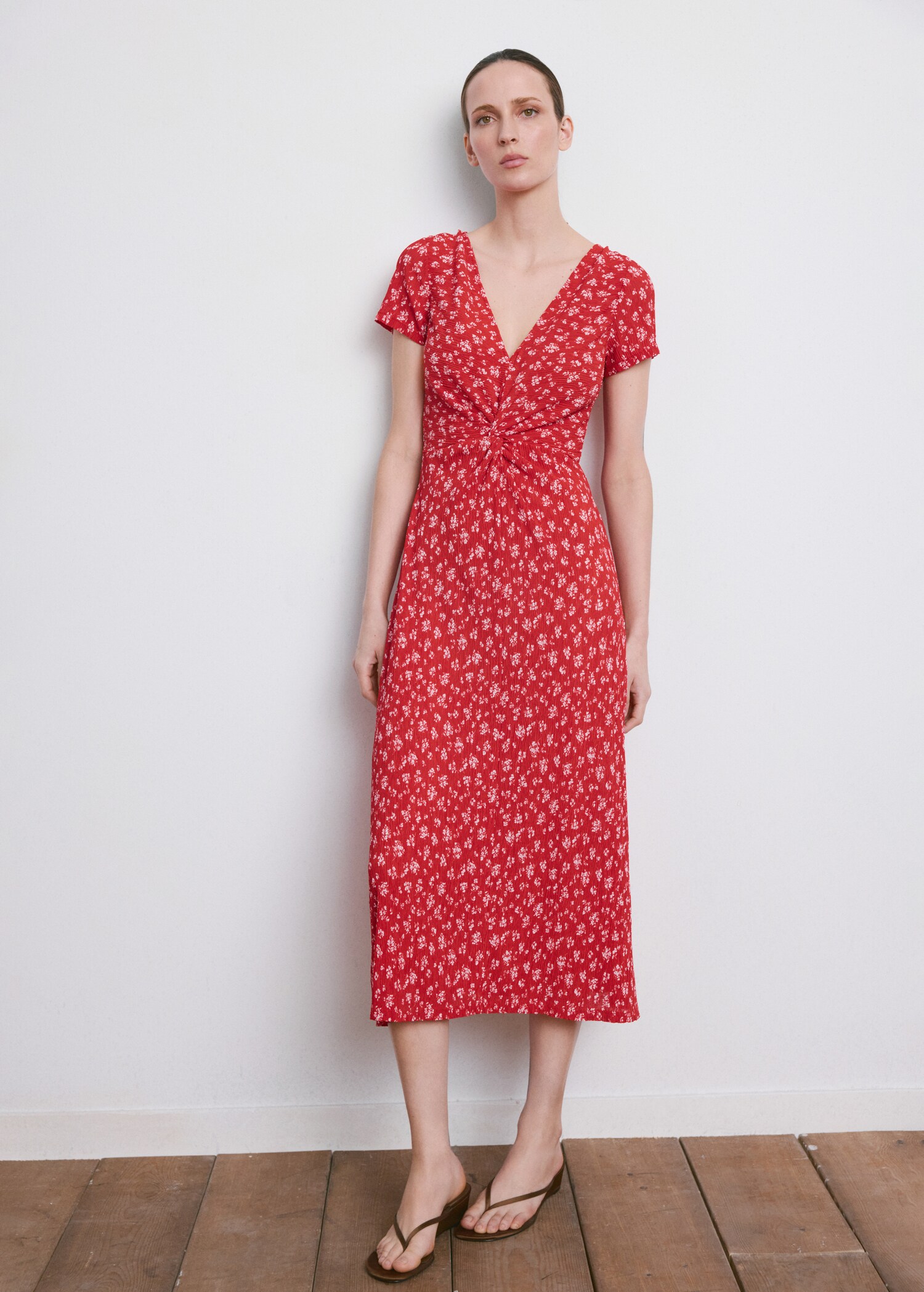 Printed midi-dress - General plane