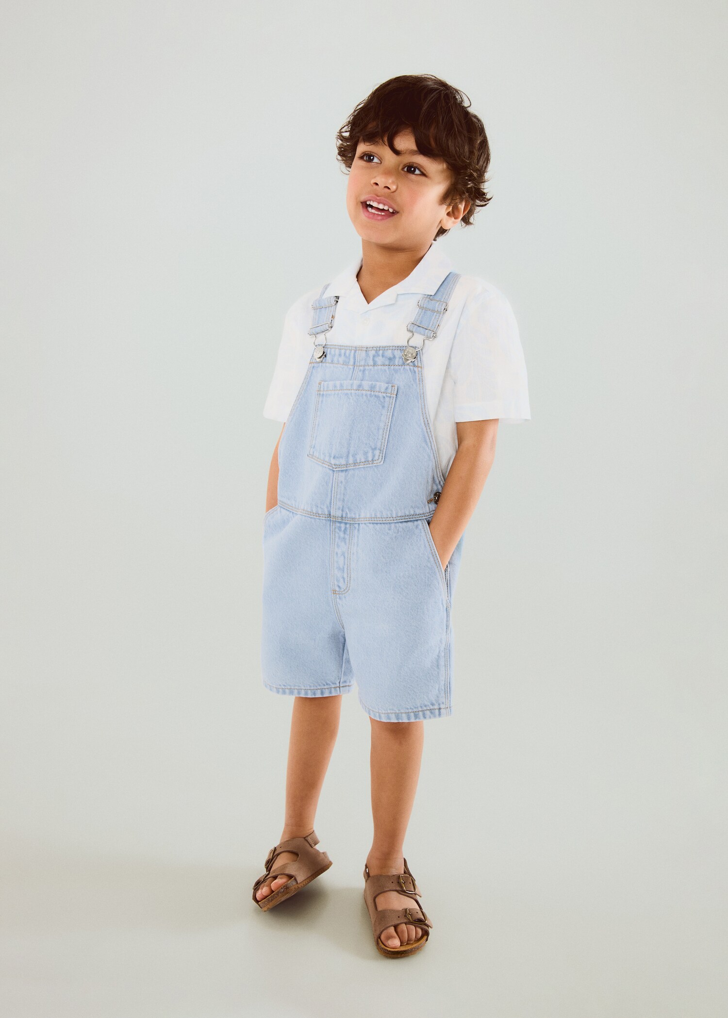 Бавовняний комбінезон з кишенями - Загальний план