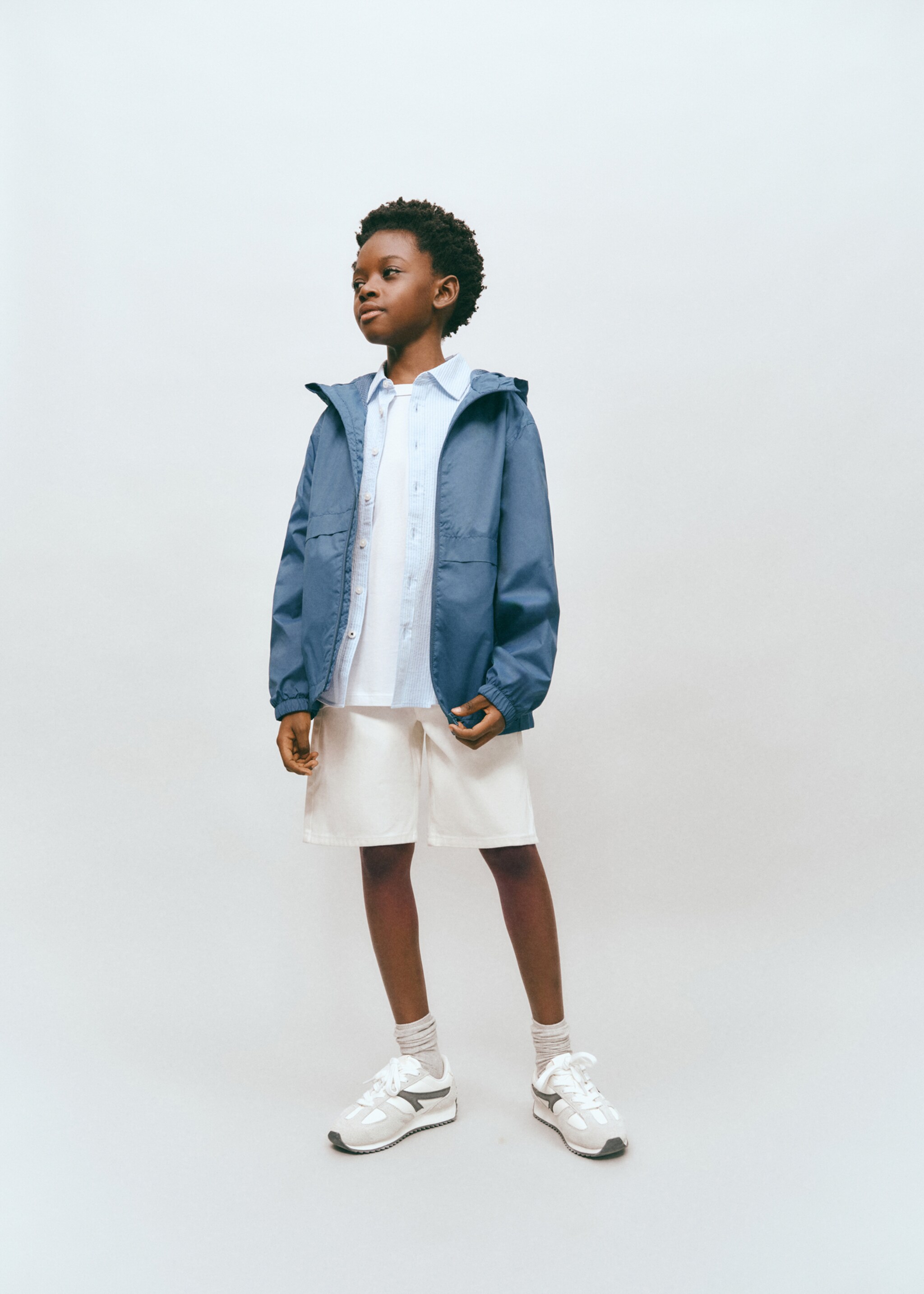 Hooded jacket - General plane, China Blue. Ref: 27056730-00.