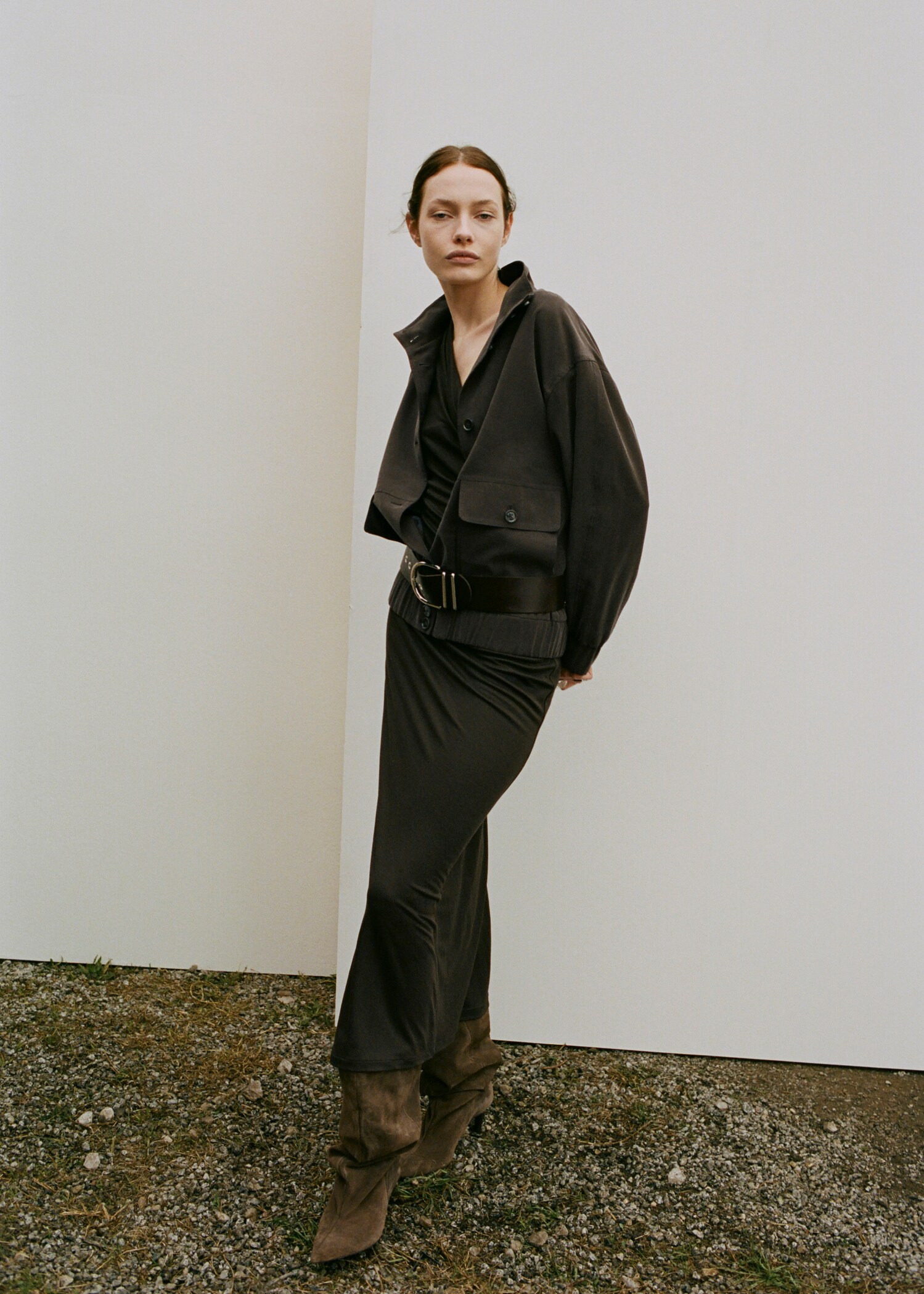 Jaqueta oversize butxaques - Pla general