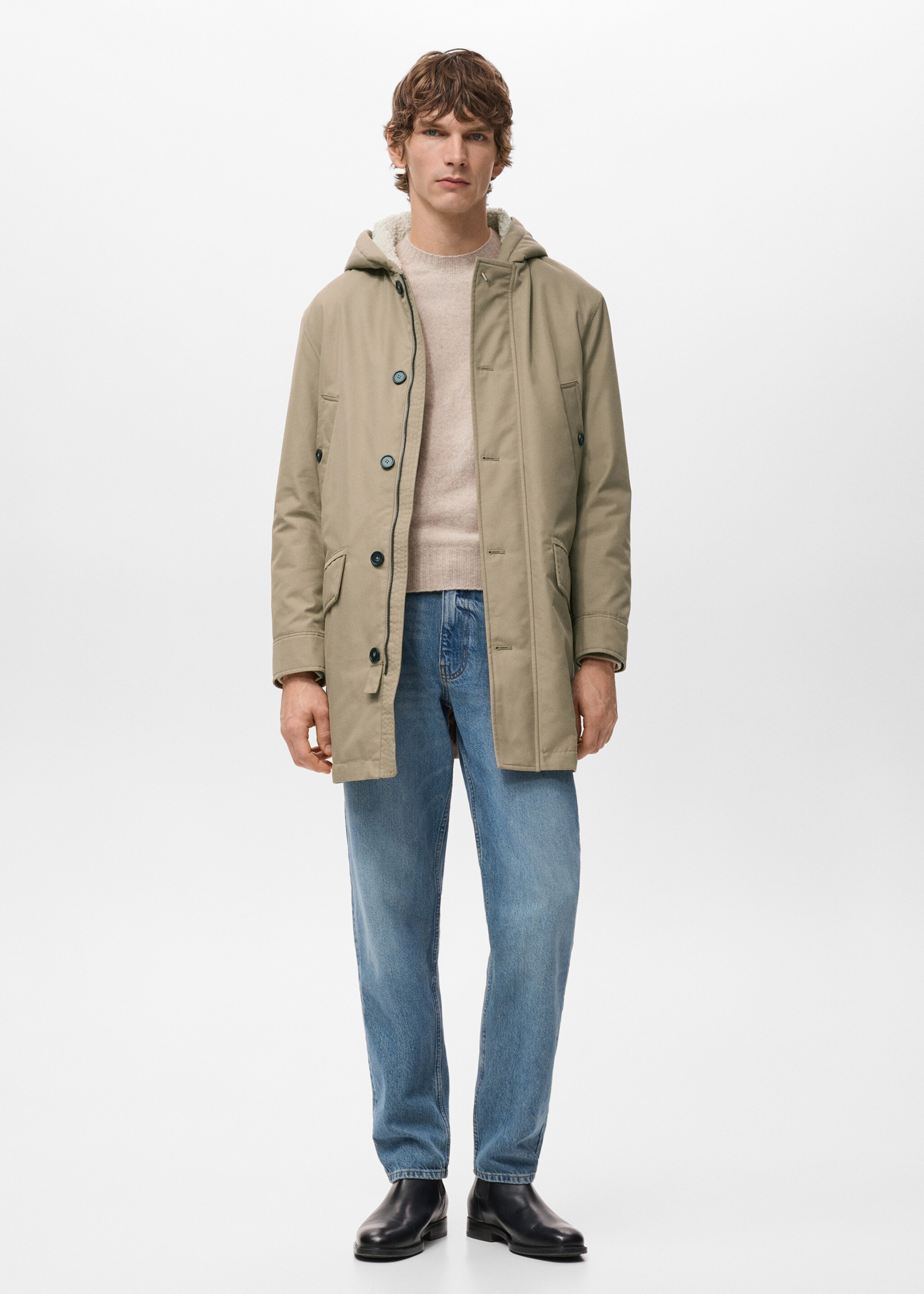 Parka javi - Pla general, Marró mitjà. Ref: 27061175-00.