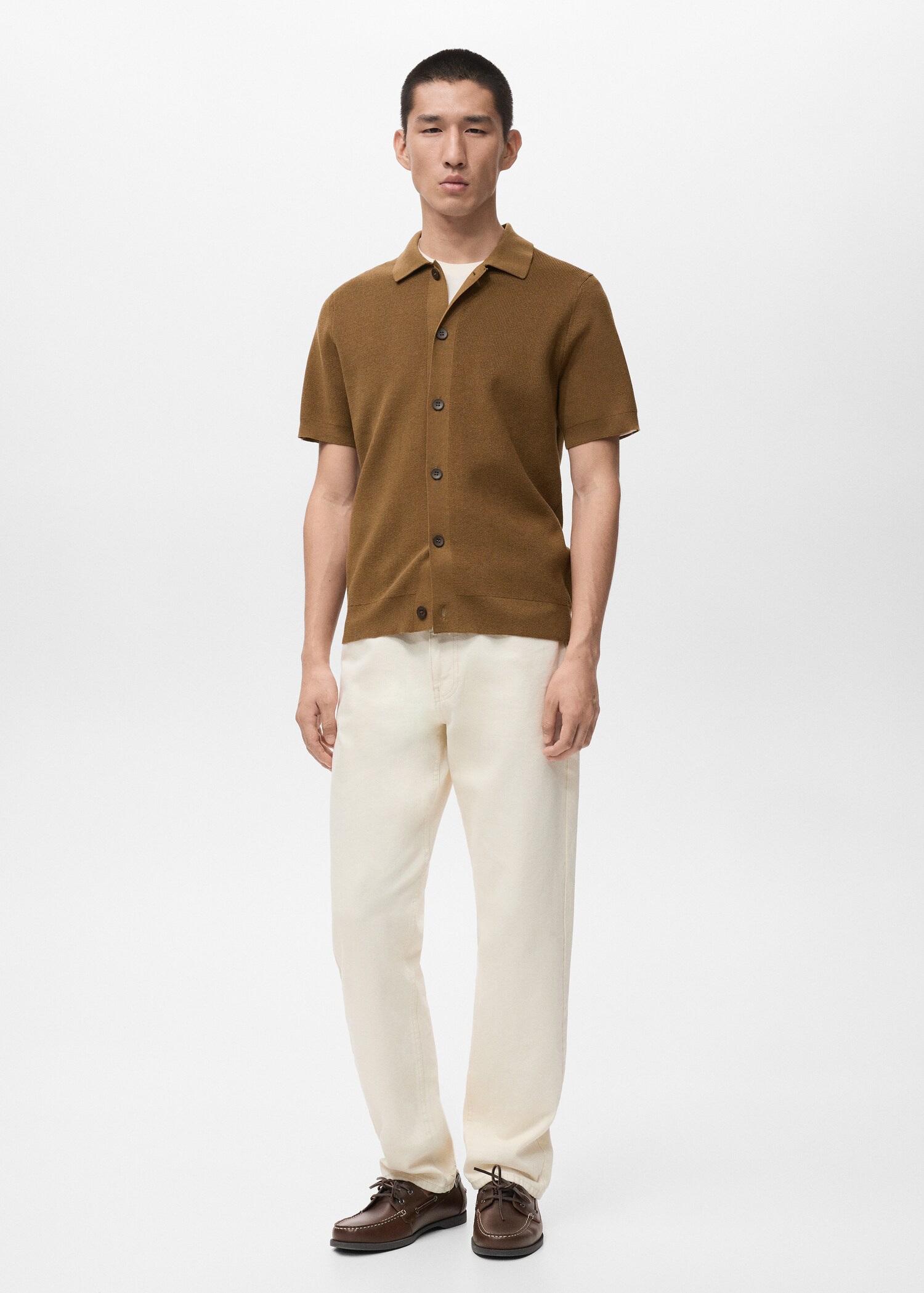Cotton knit shirt - General plane