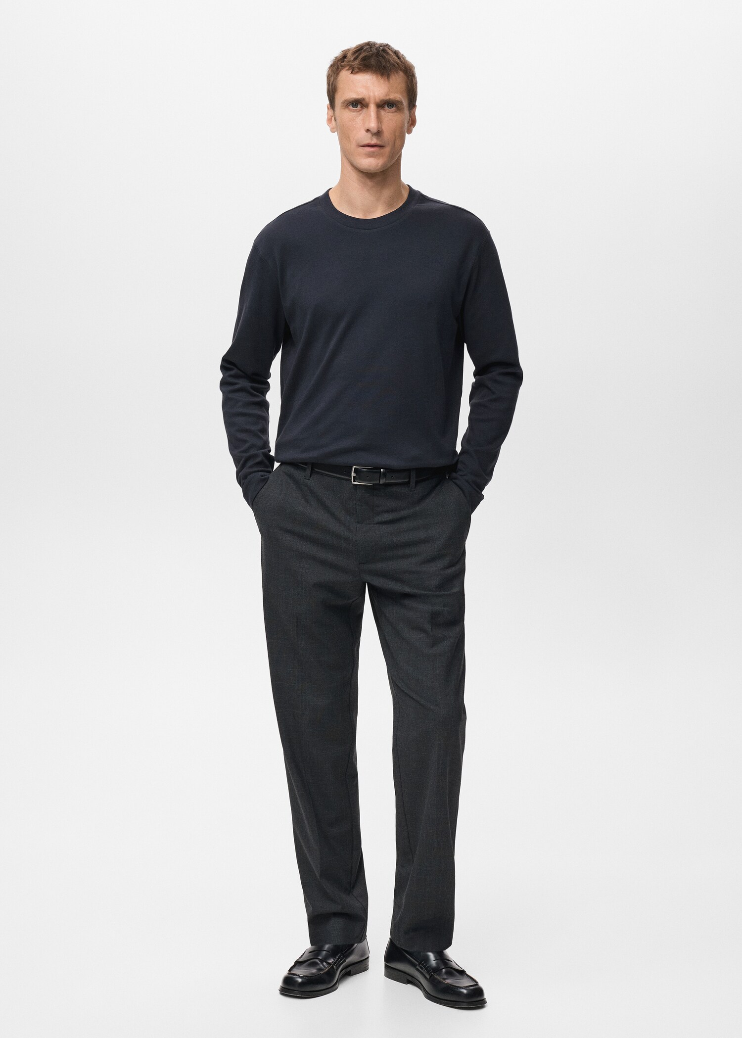 Long sleeve regular fit T-shirt - General plane