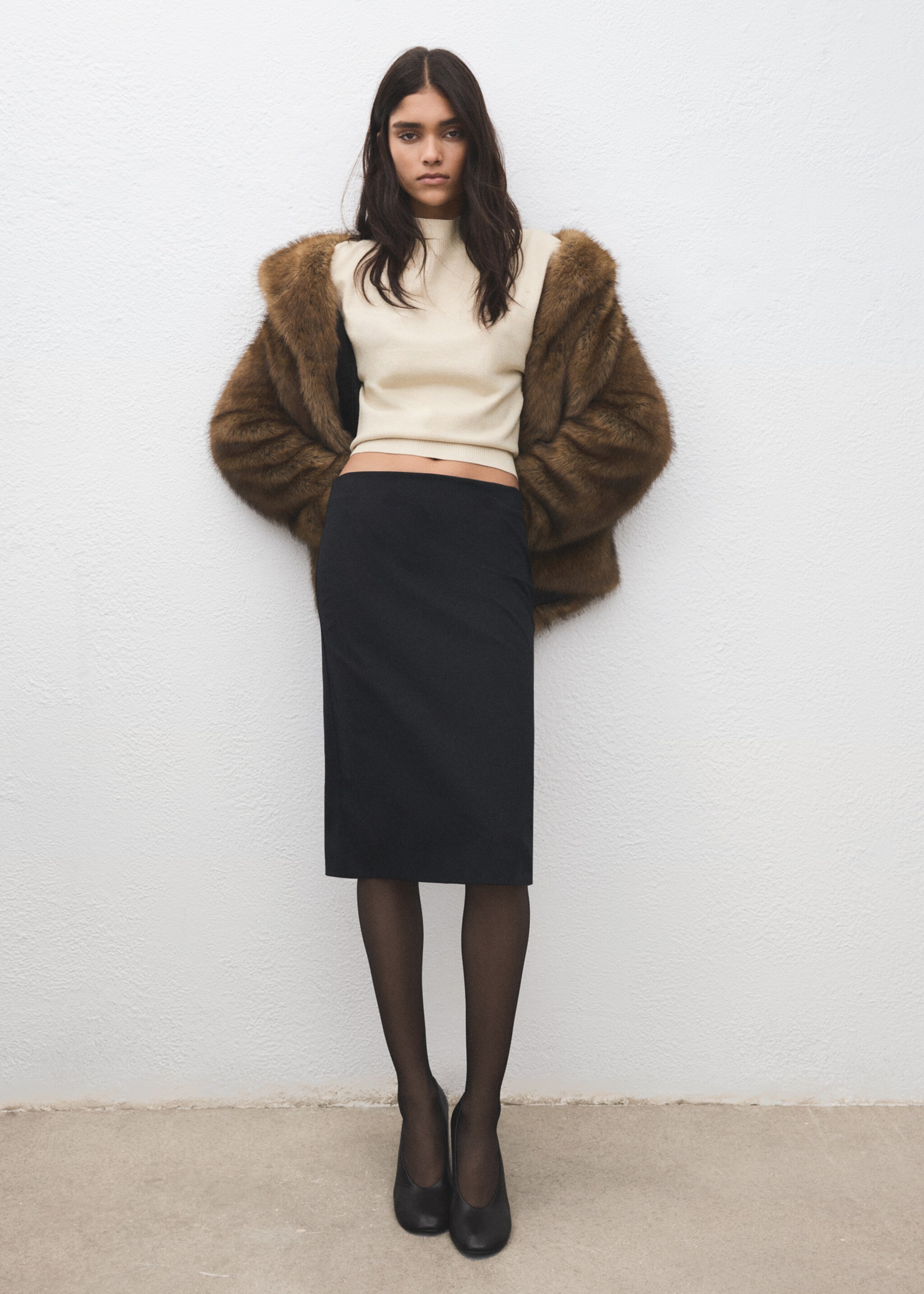 Short-sleeved lurex sweater - General plane, Gold. Ref: 27061262-00.