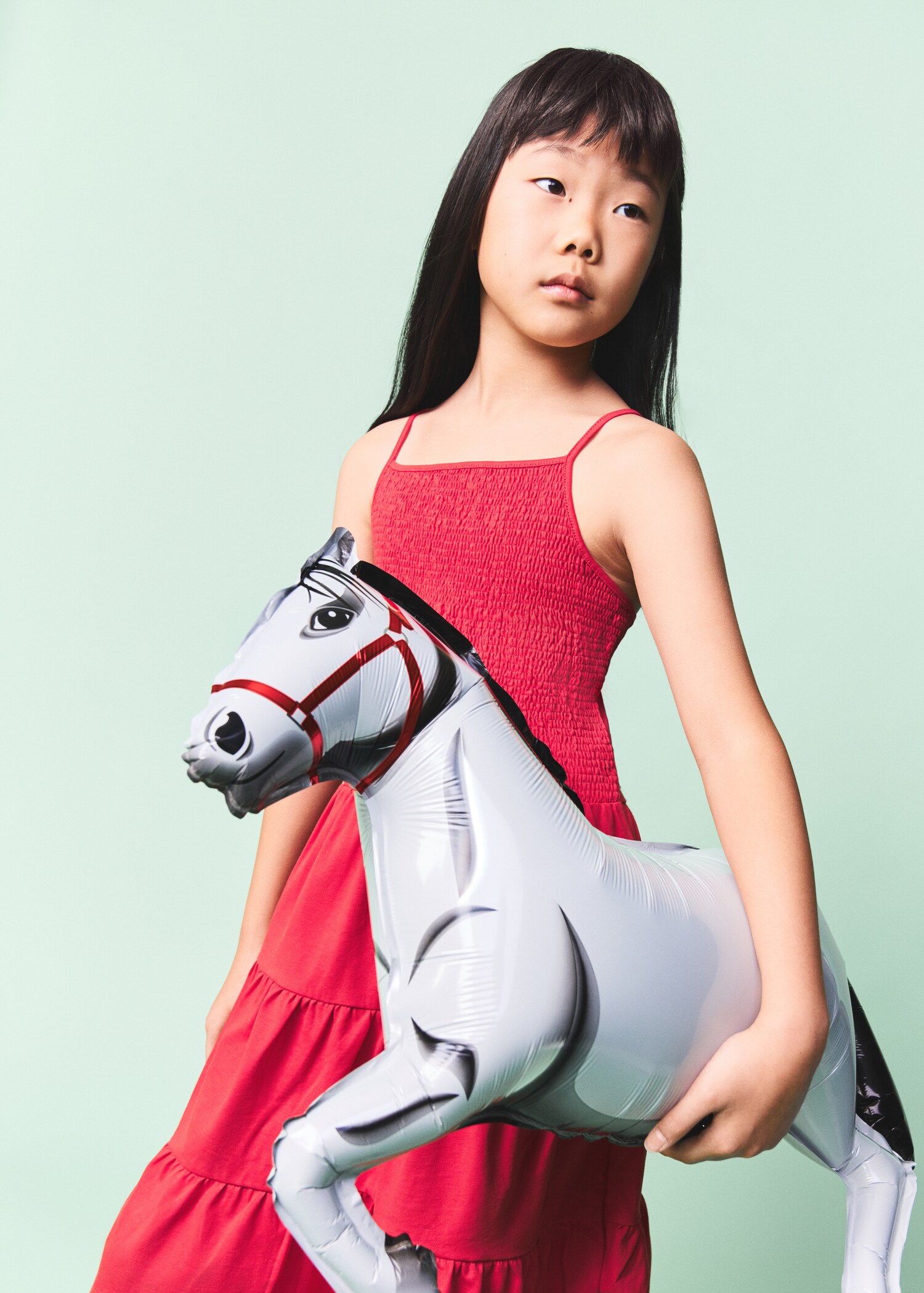 Ruffles flowy dress - General plane