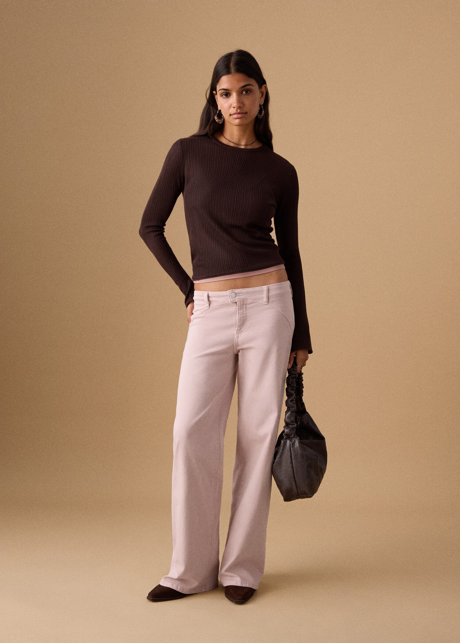 Jean taille basse coutures - Plan général