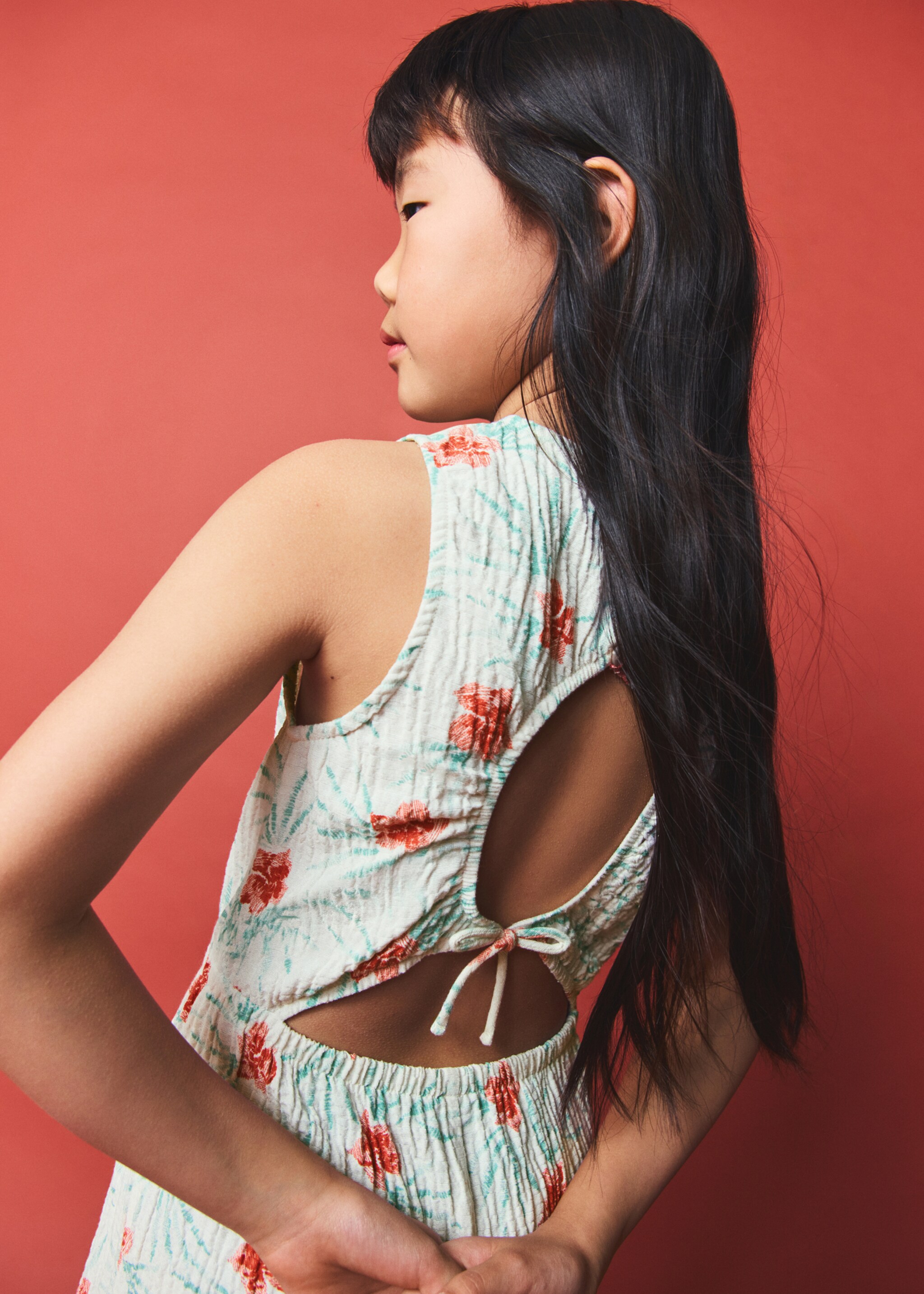 Combi-short imprimé - Plan général, Blanc cassé. Ref: 27061515-00.