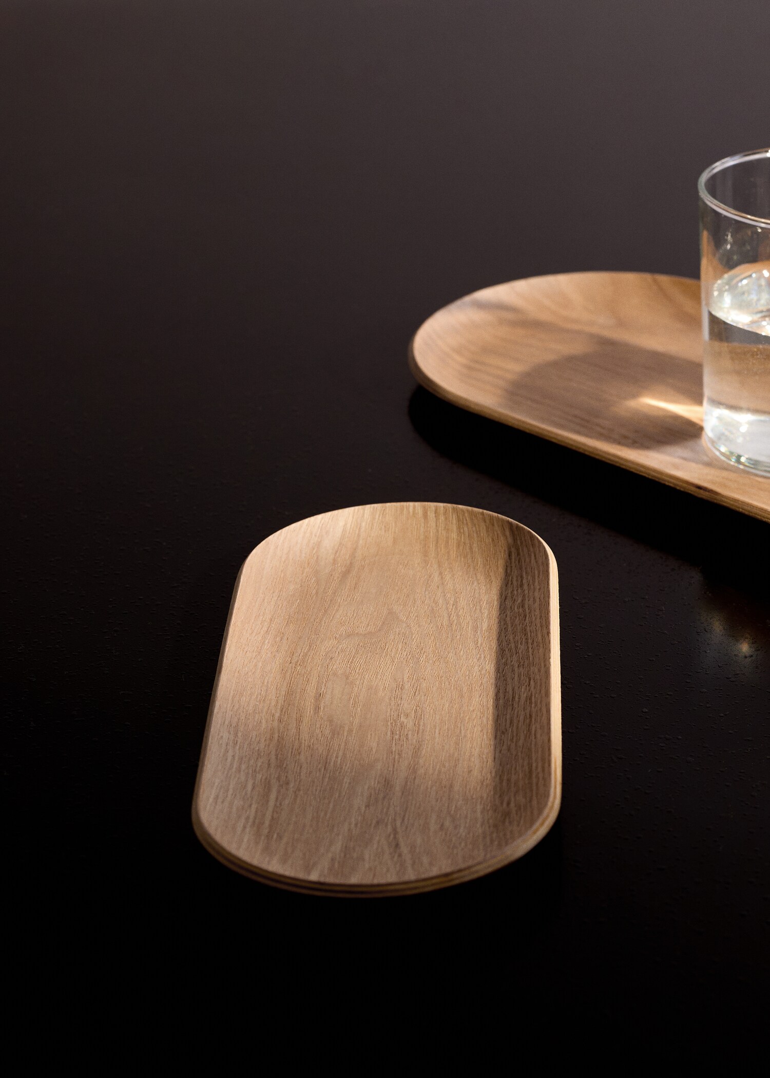 Δίσκος διακοσμητικός ξύλινος μεσαίος - Γενικό πλάνο