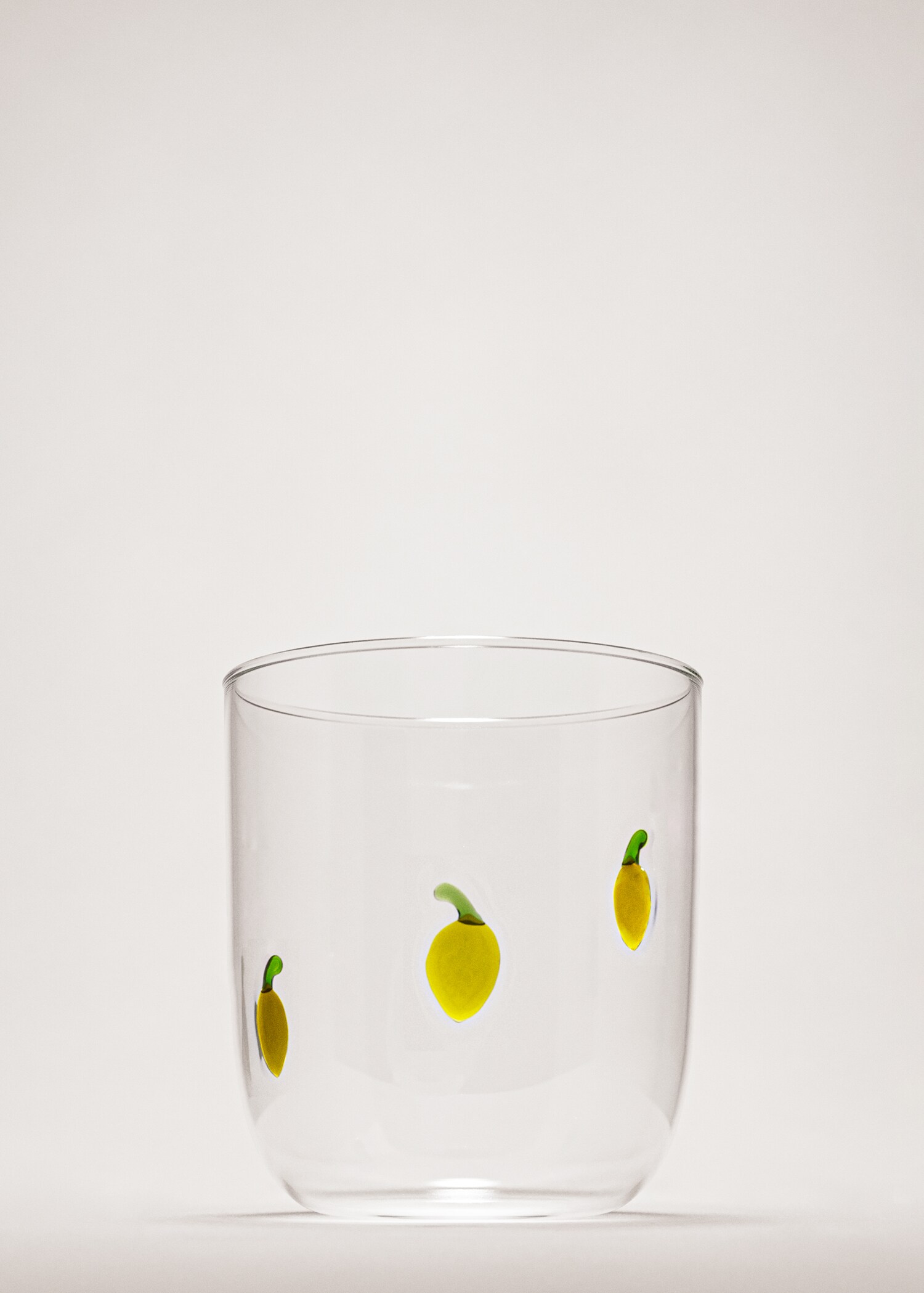 Glas van borosilicaat met fruitpatroon - Overzichtstekening