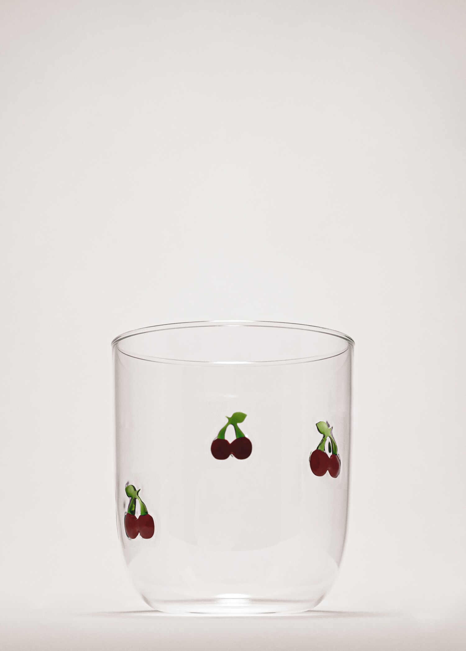 Borosilicate glass with fruit design - General plane
