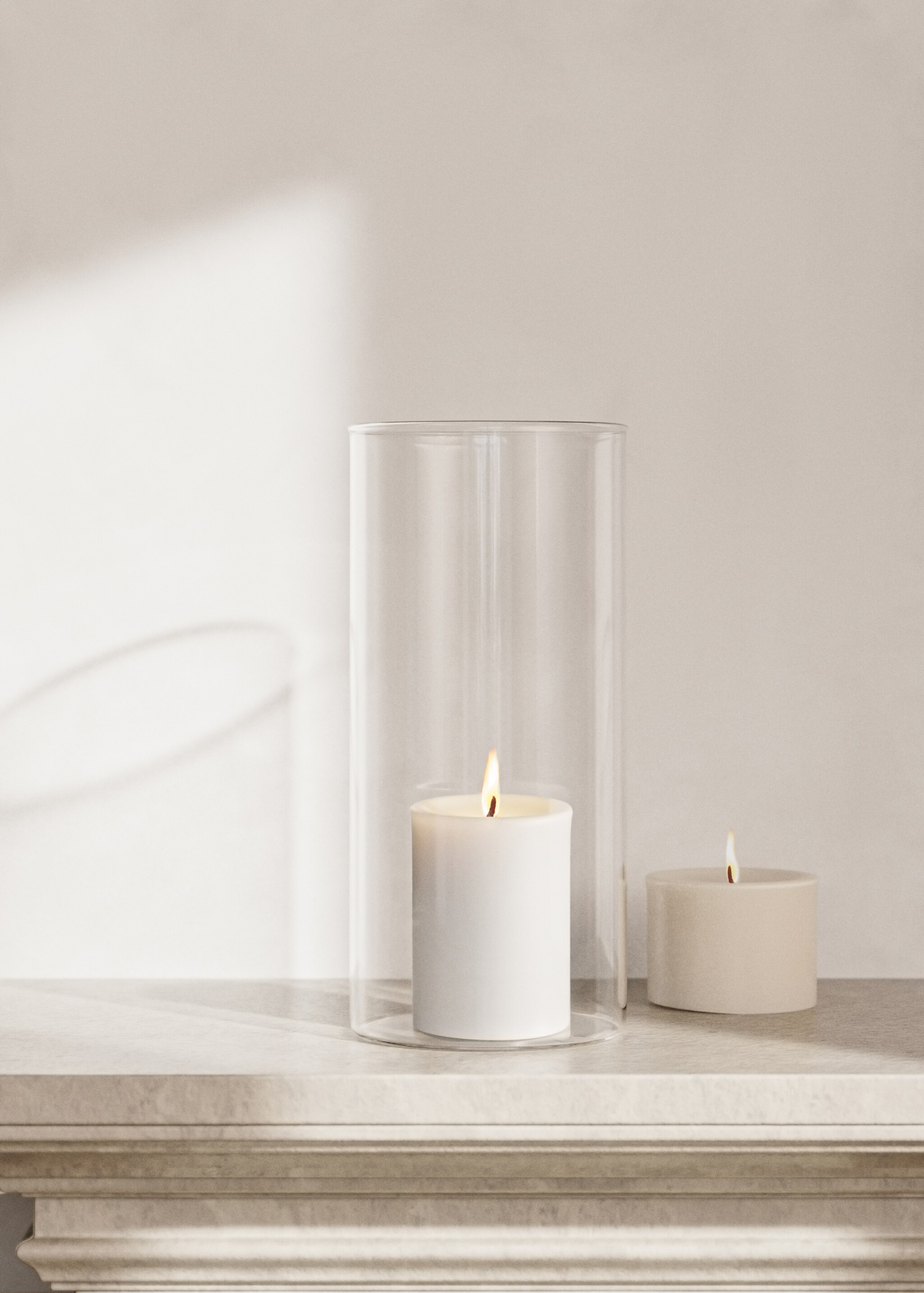 Βάζο βοριοπυριτικό κύλινδρος μικρό - Γενικό πλάνο, Γκρι Πάγου. Ref: 27063292-00.