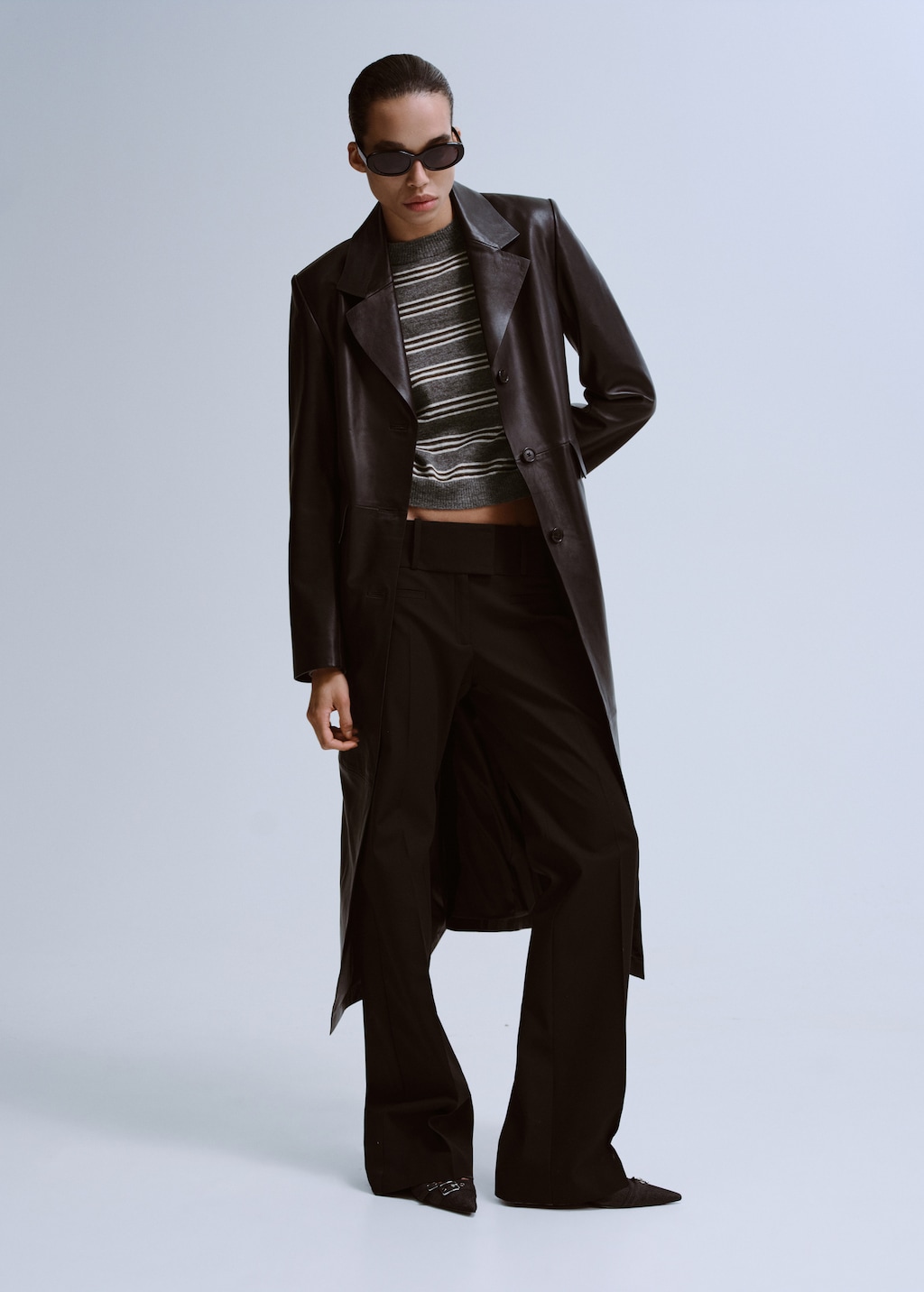 Knit striped sweater - image 2