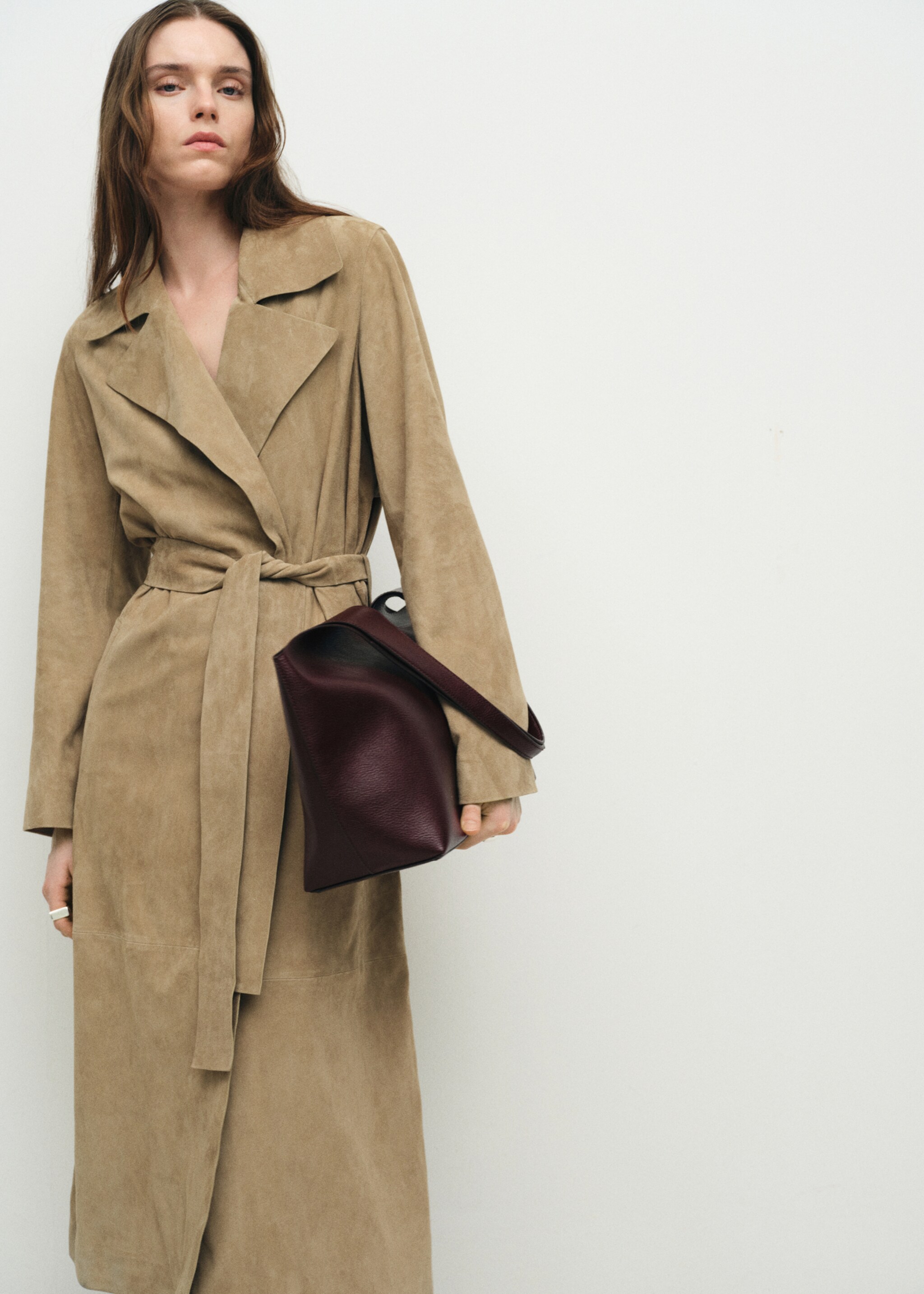 Large shopper bag - General plane, Burgundy. Ref: 27063304-00.