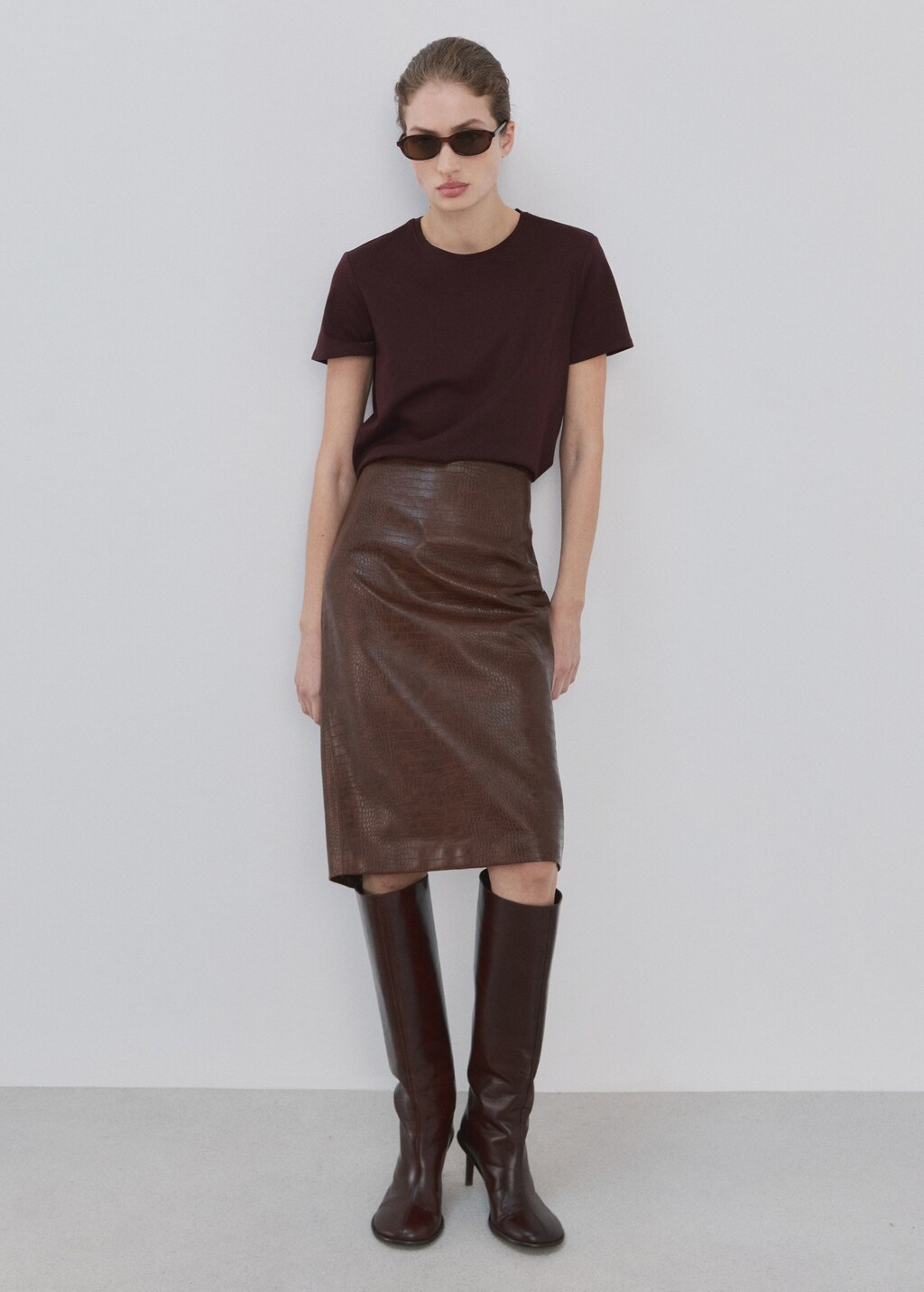 Mango Short-sleeved cotton t-shirt
