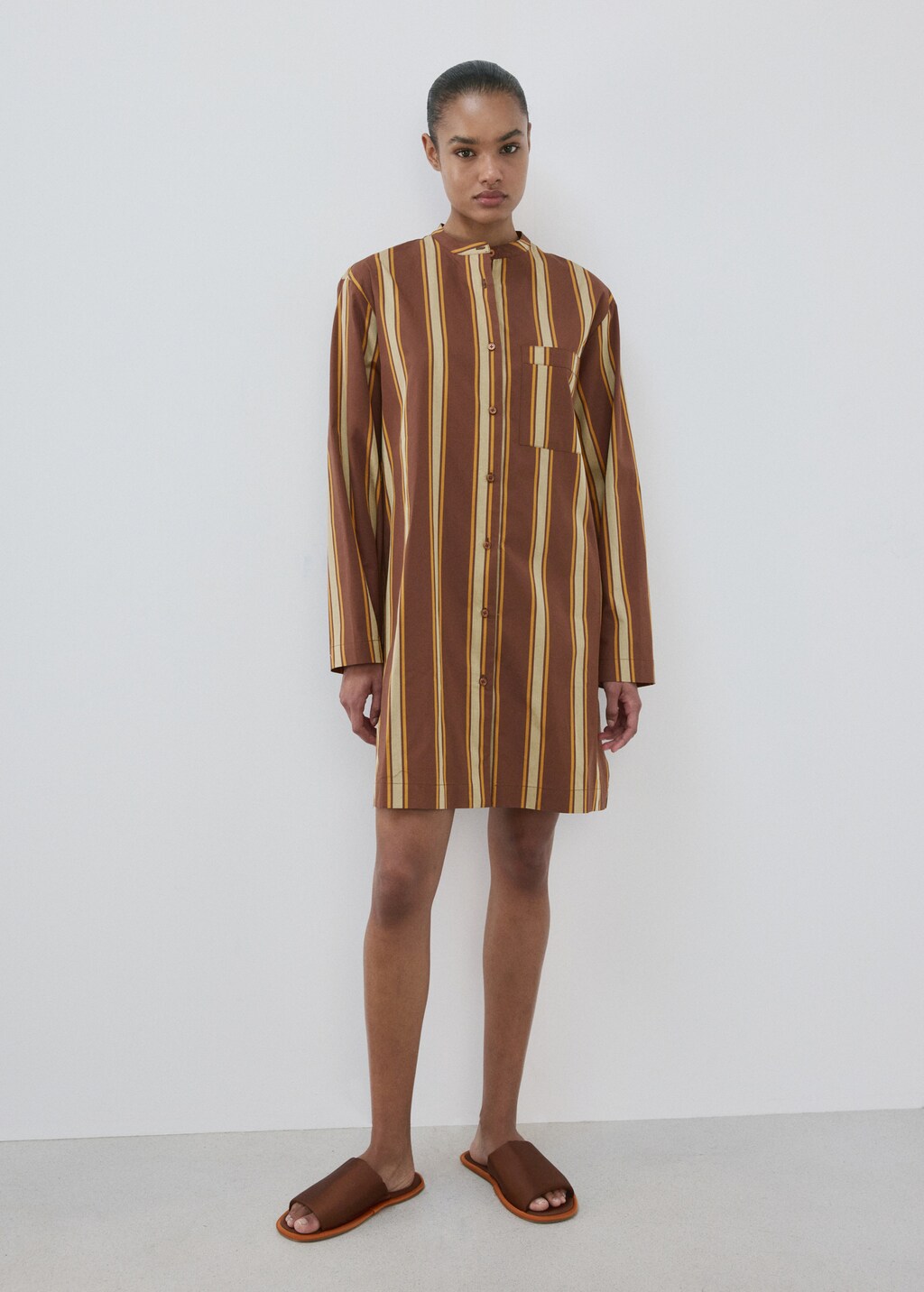 Midi caftan with side opening - image 2