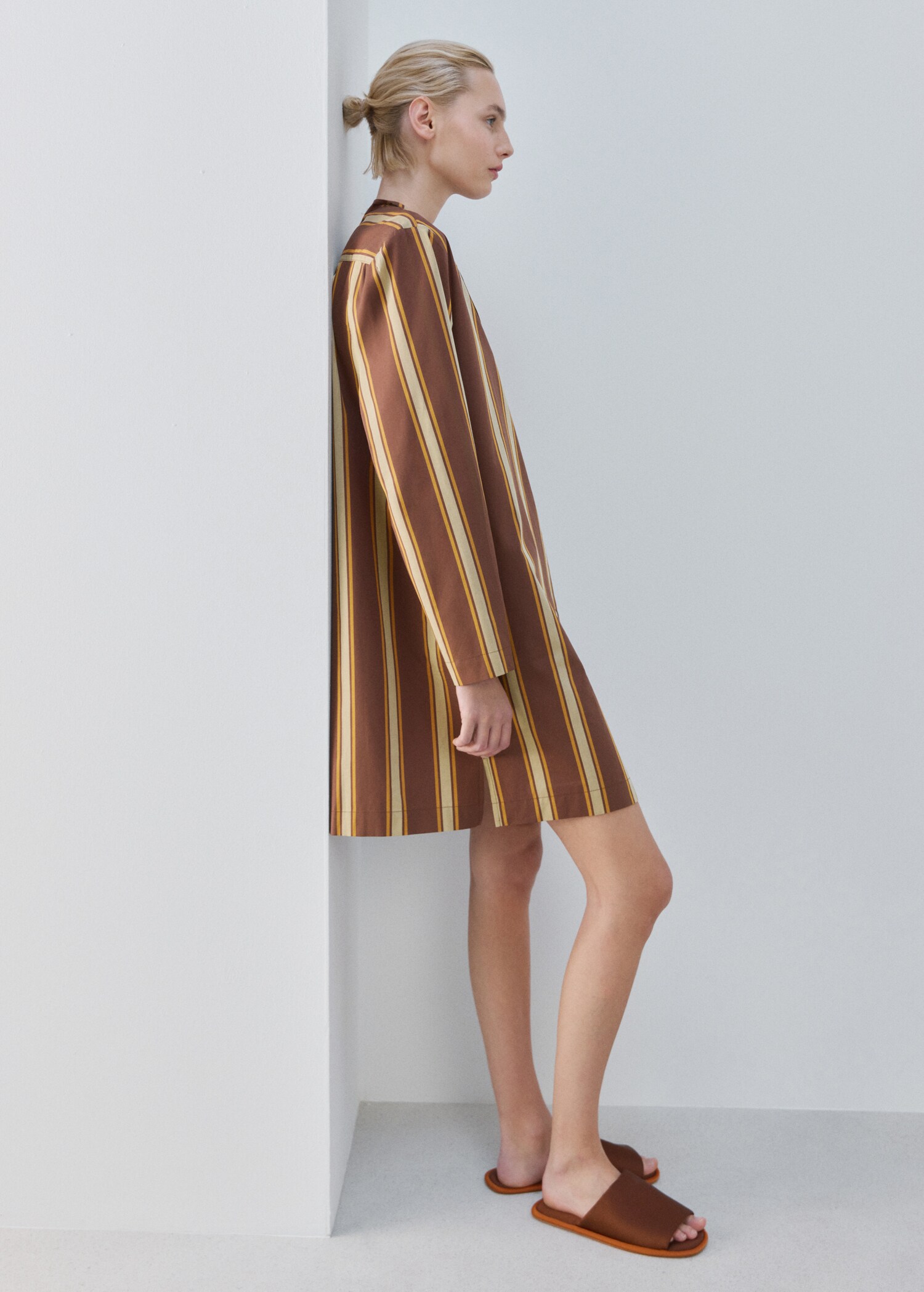 Caftan midi à fente latérale - Plan général