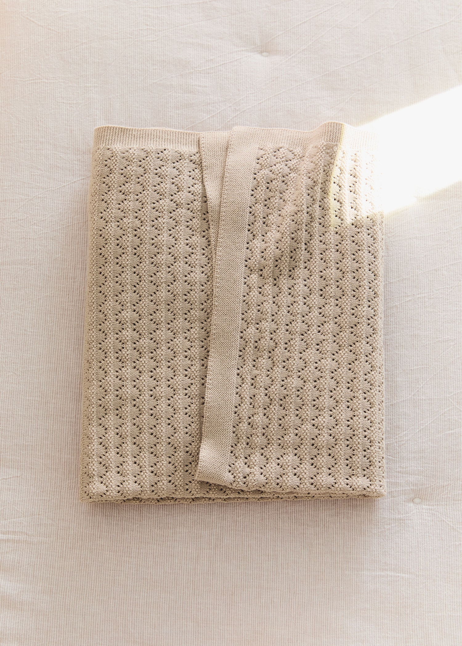 Cotton lace blanket - General plane