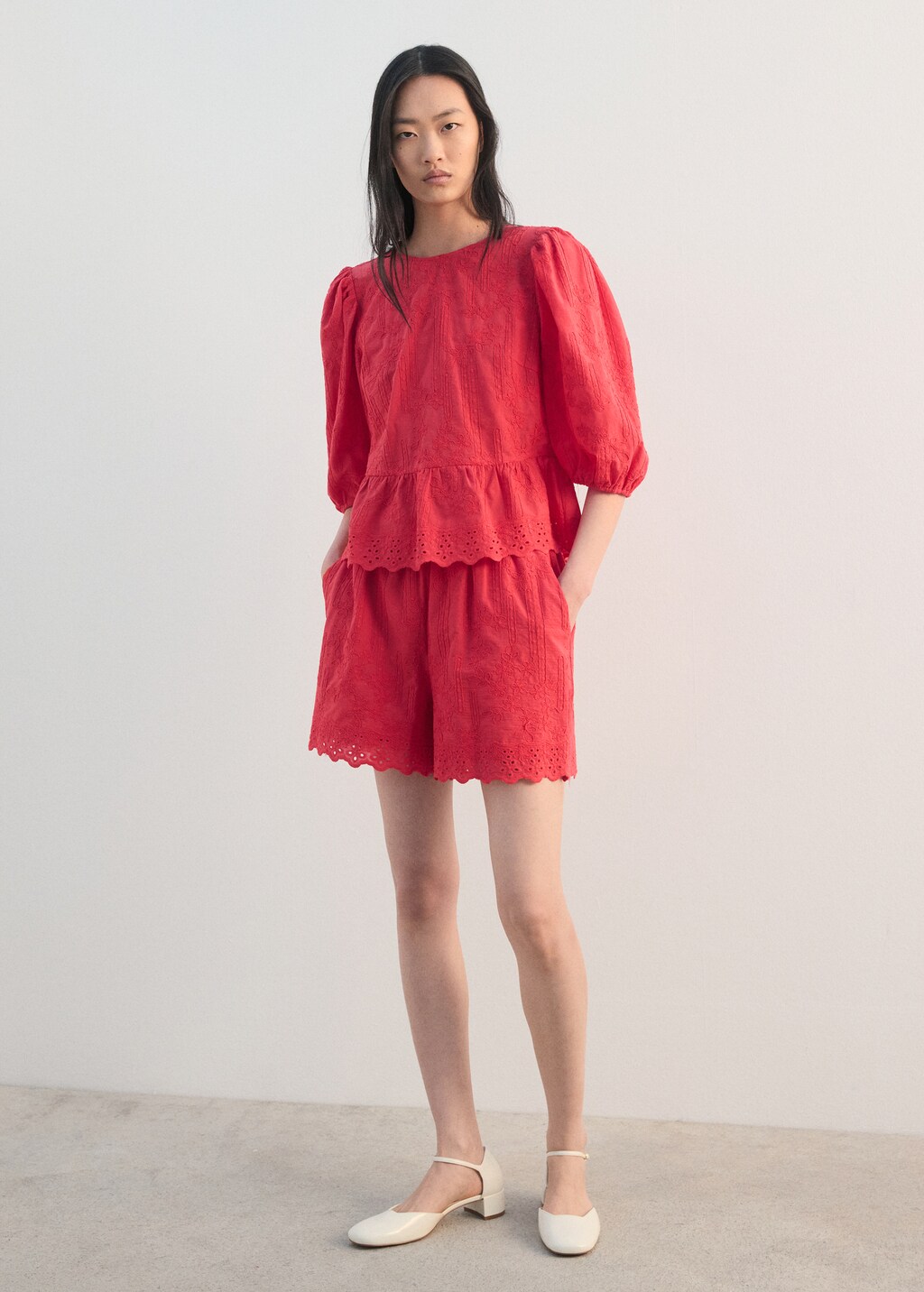 Floral embroidered blouse - image 2
