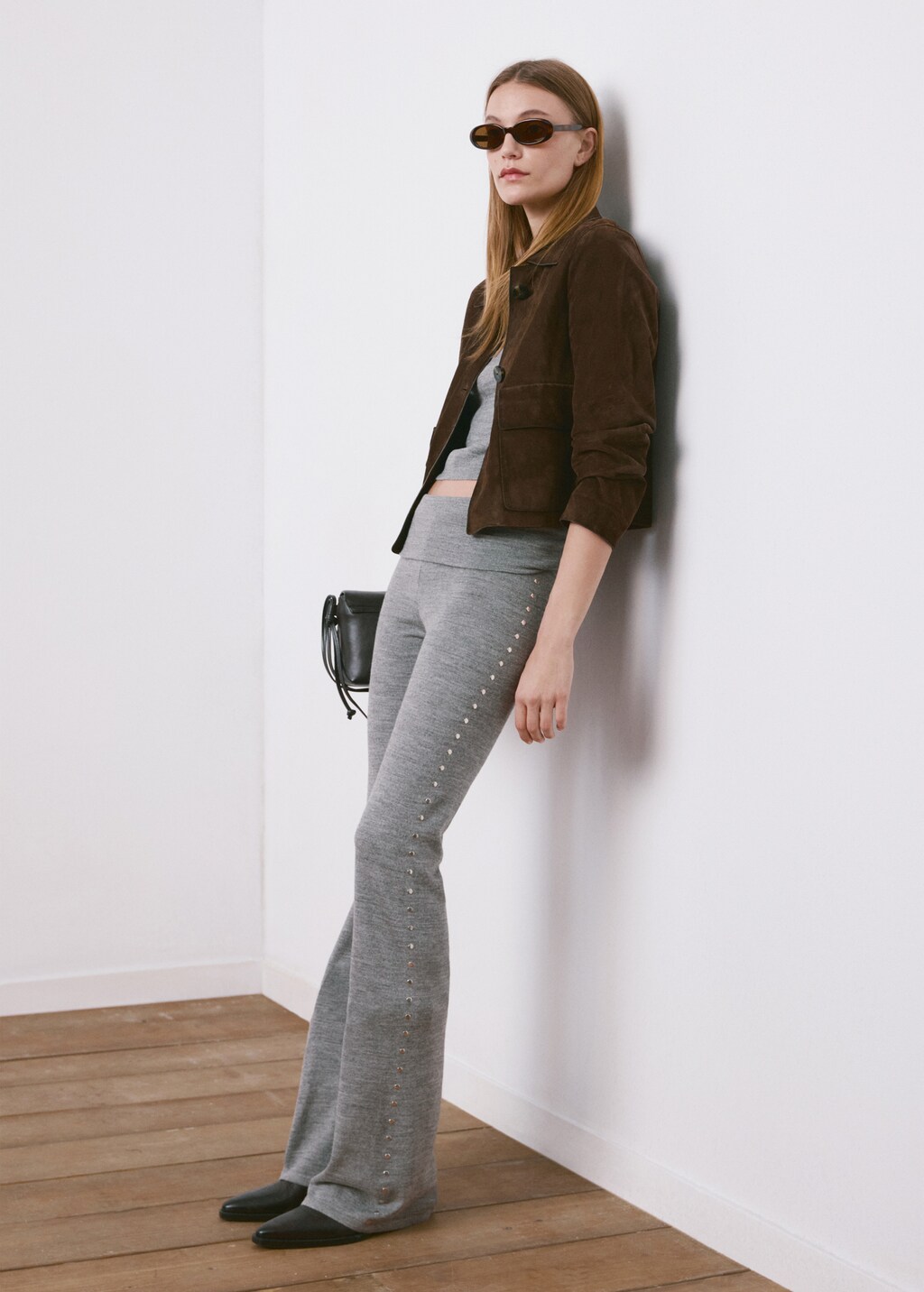 Studded knit trousers - image 2