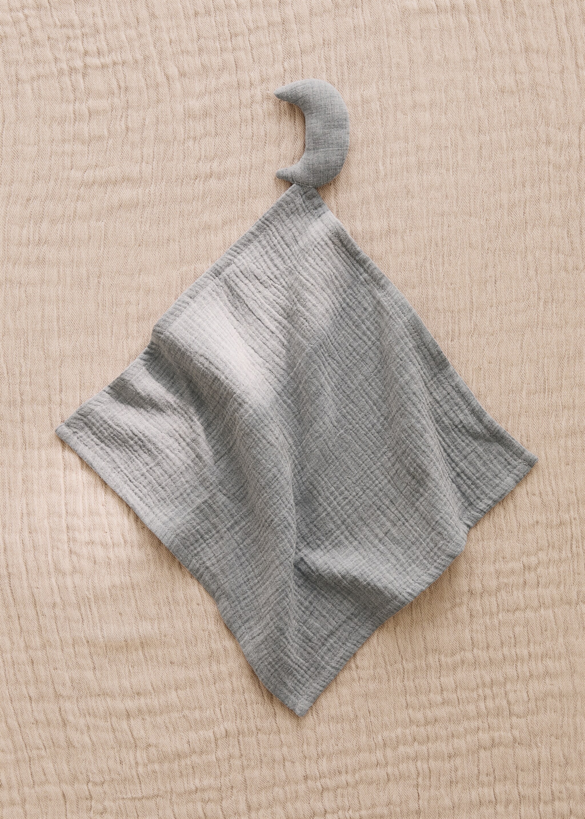 Moon baby security blanket - General plane, Grey. Ref: 27064784-00.