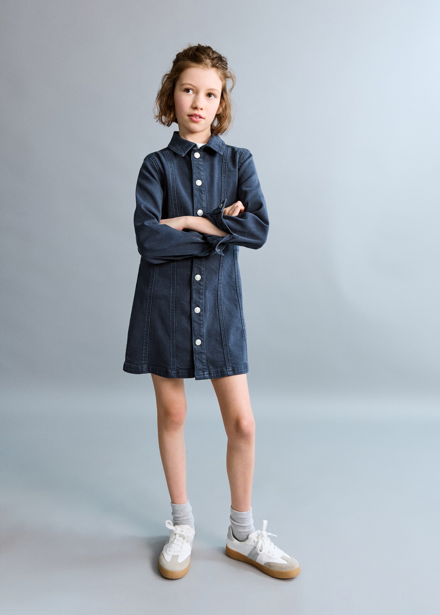 Robe courte en jean - Plan général